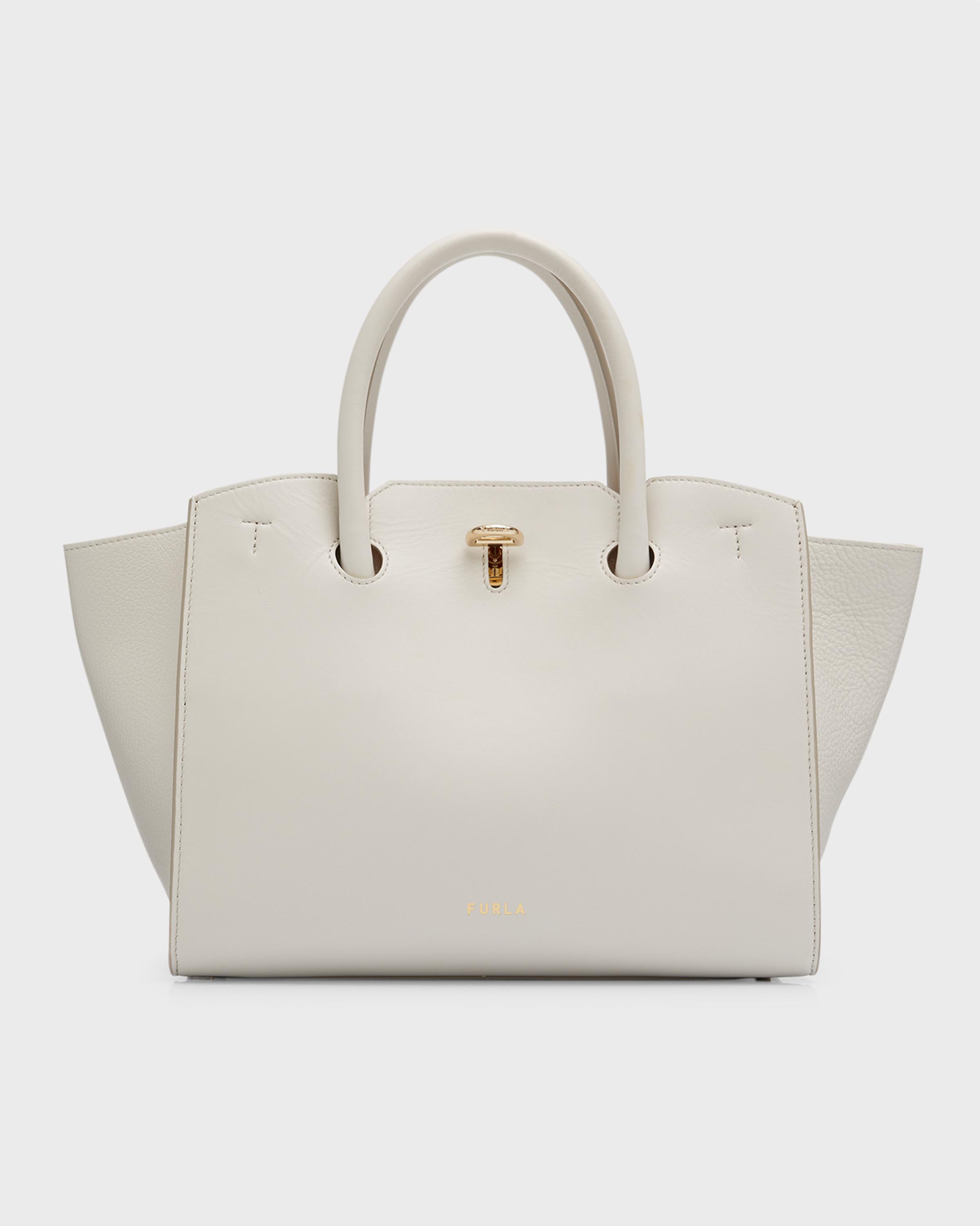 バッグ FURLA / GENESI L TOTE SS23 Furla Genesi Medium Grain Leather Tote Bag | Neiman Marcus