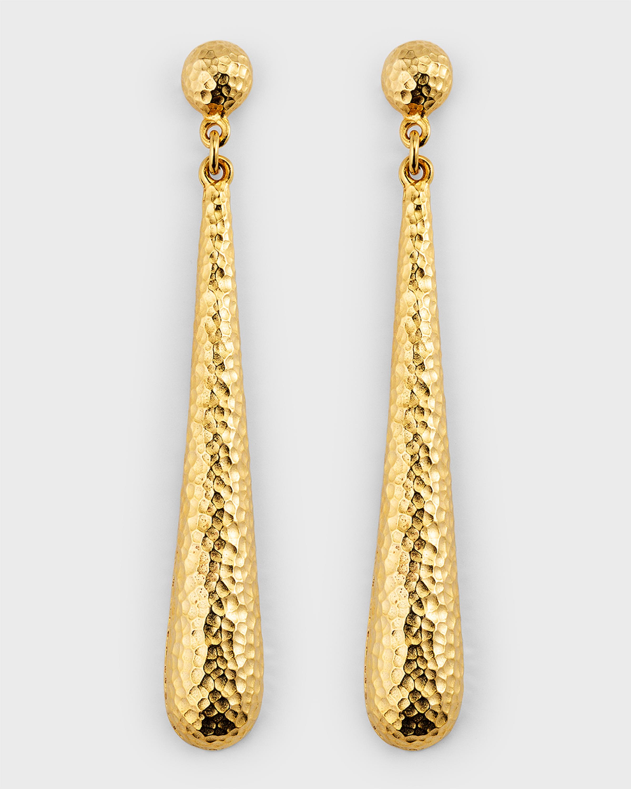 Ben-Amun Hammered Gold Earrings | Neiman Marcus