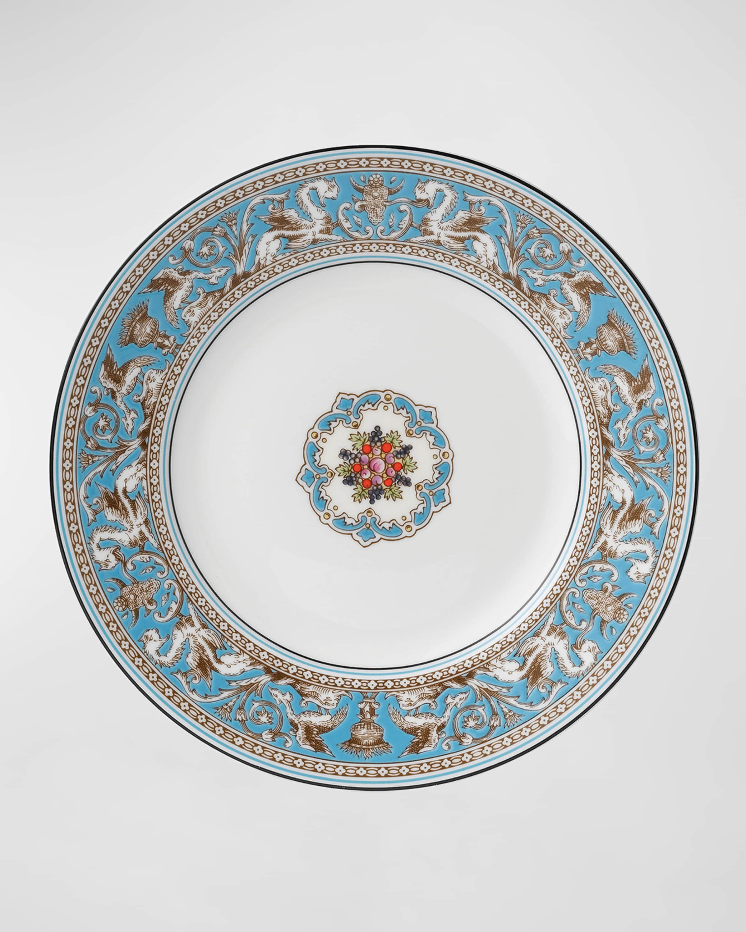 Wedgwood Florentine Turquoise Accent Salad Plate 9"