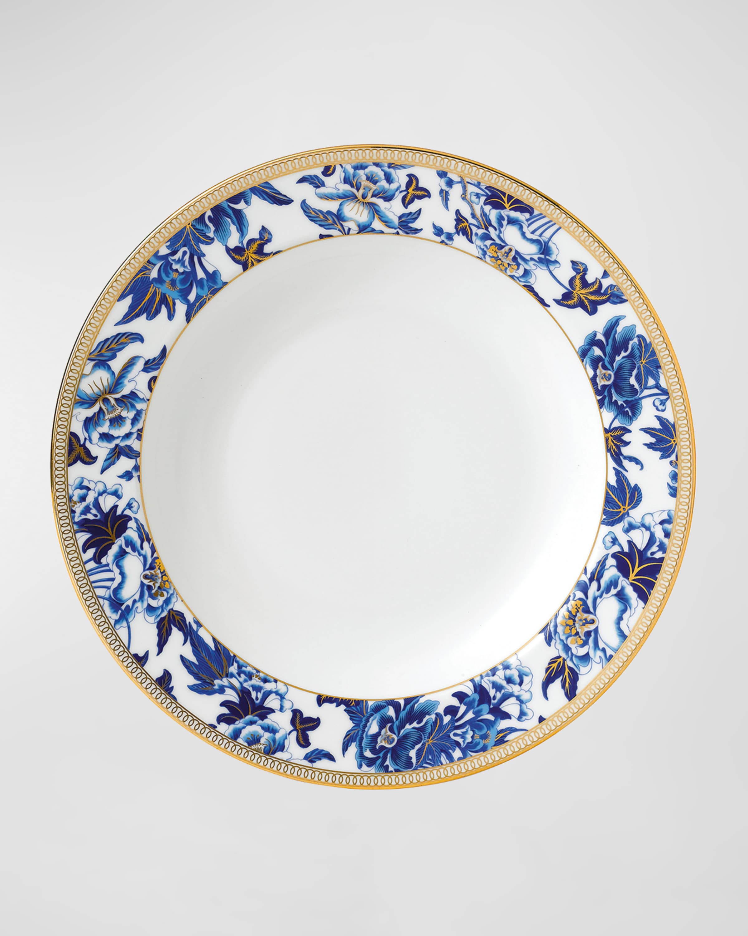 Wedgwood Hibiscus Rim Soup Plate 9"