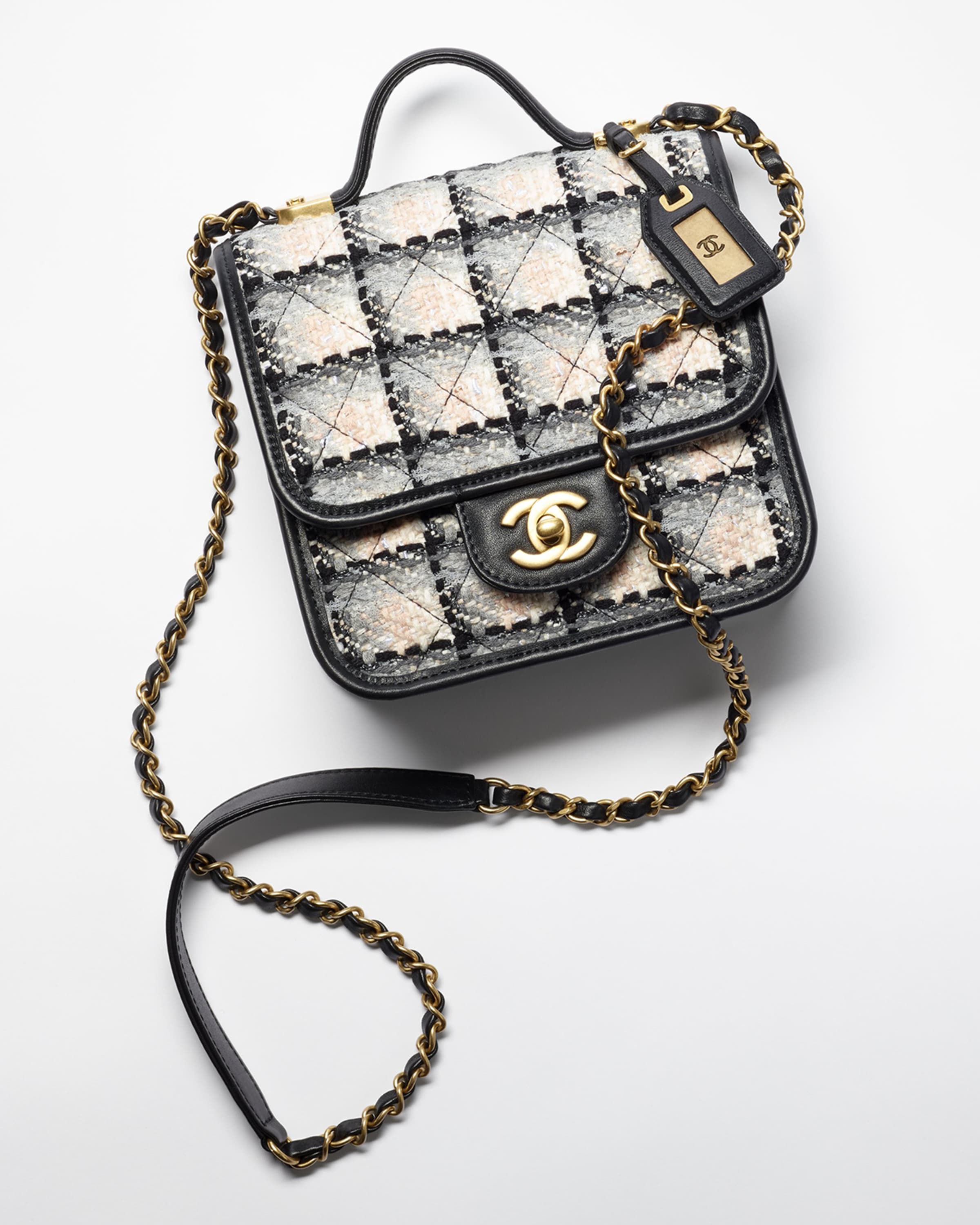 CHANEL SMALL FLAP BAG WITH TOP HANDLE | Neiman Marcus