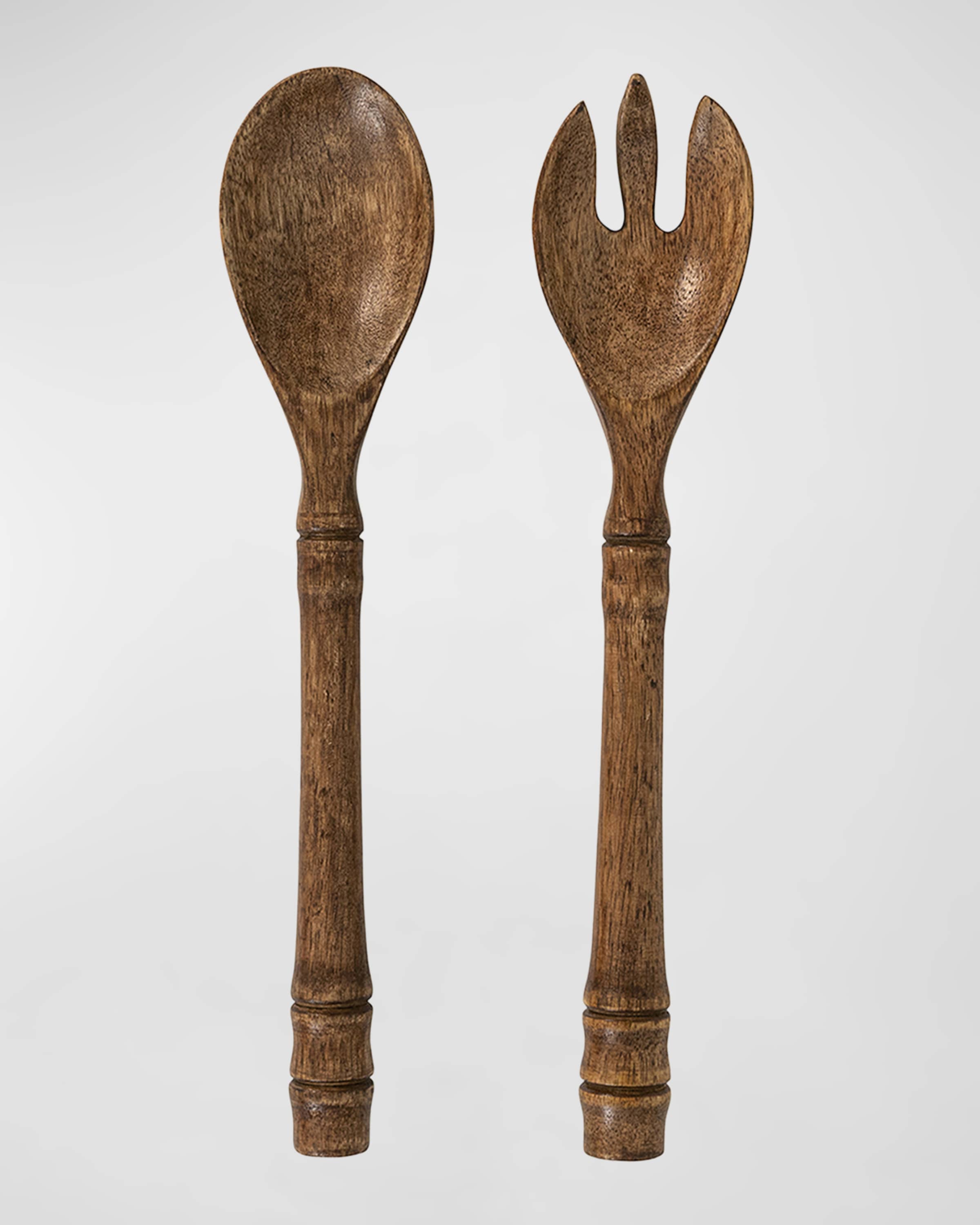 Juliska Bilbao 2-Piece Wood Salad Server Set