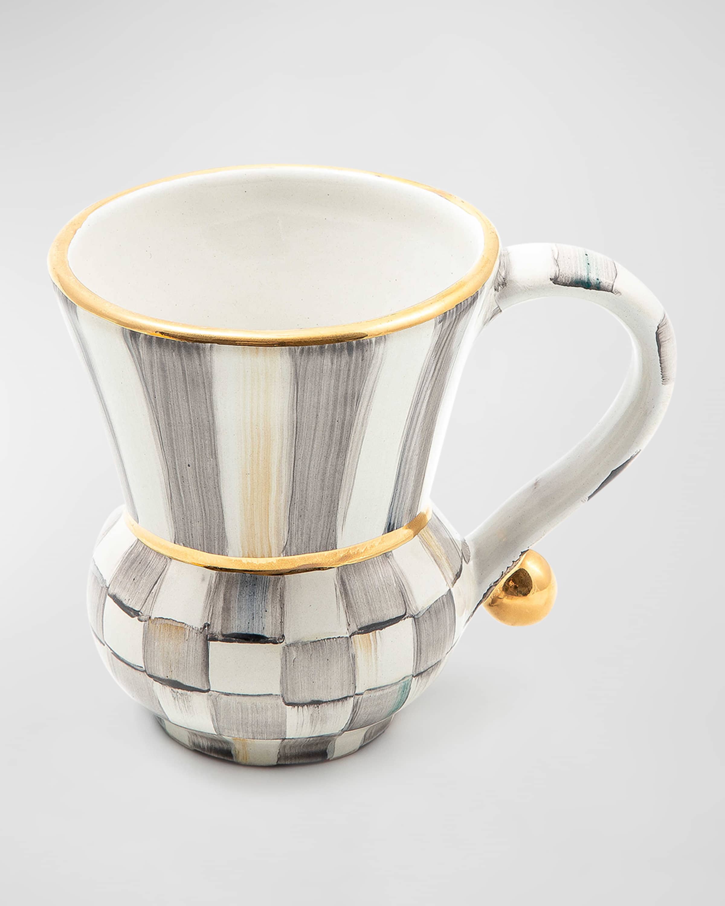 MacKenzie-Childs Sterling Check Mug