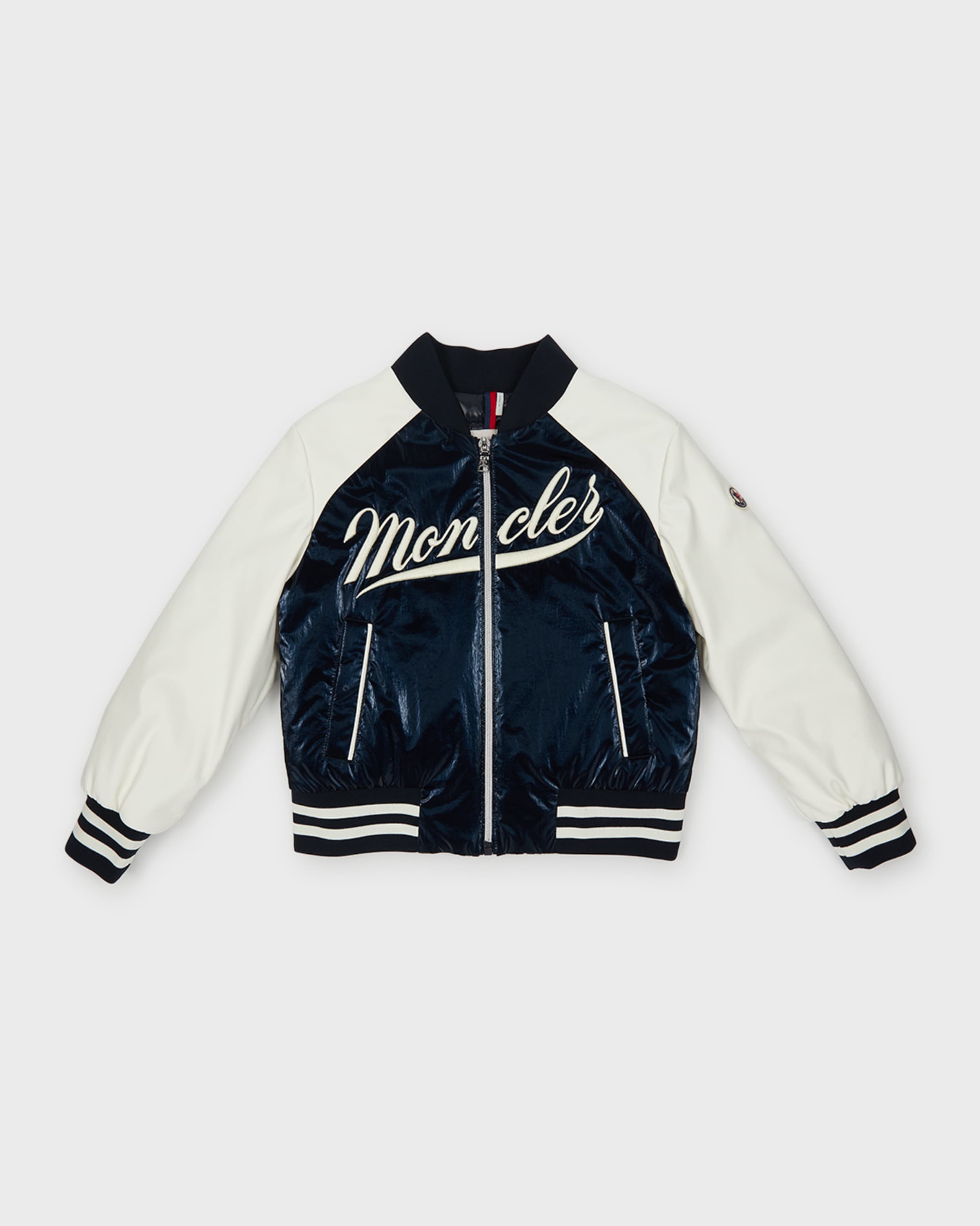 Roots Gallery and Gift Shop Leather Varsity Jacket L