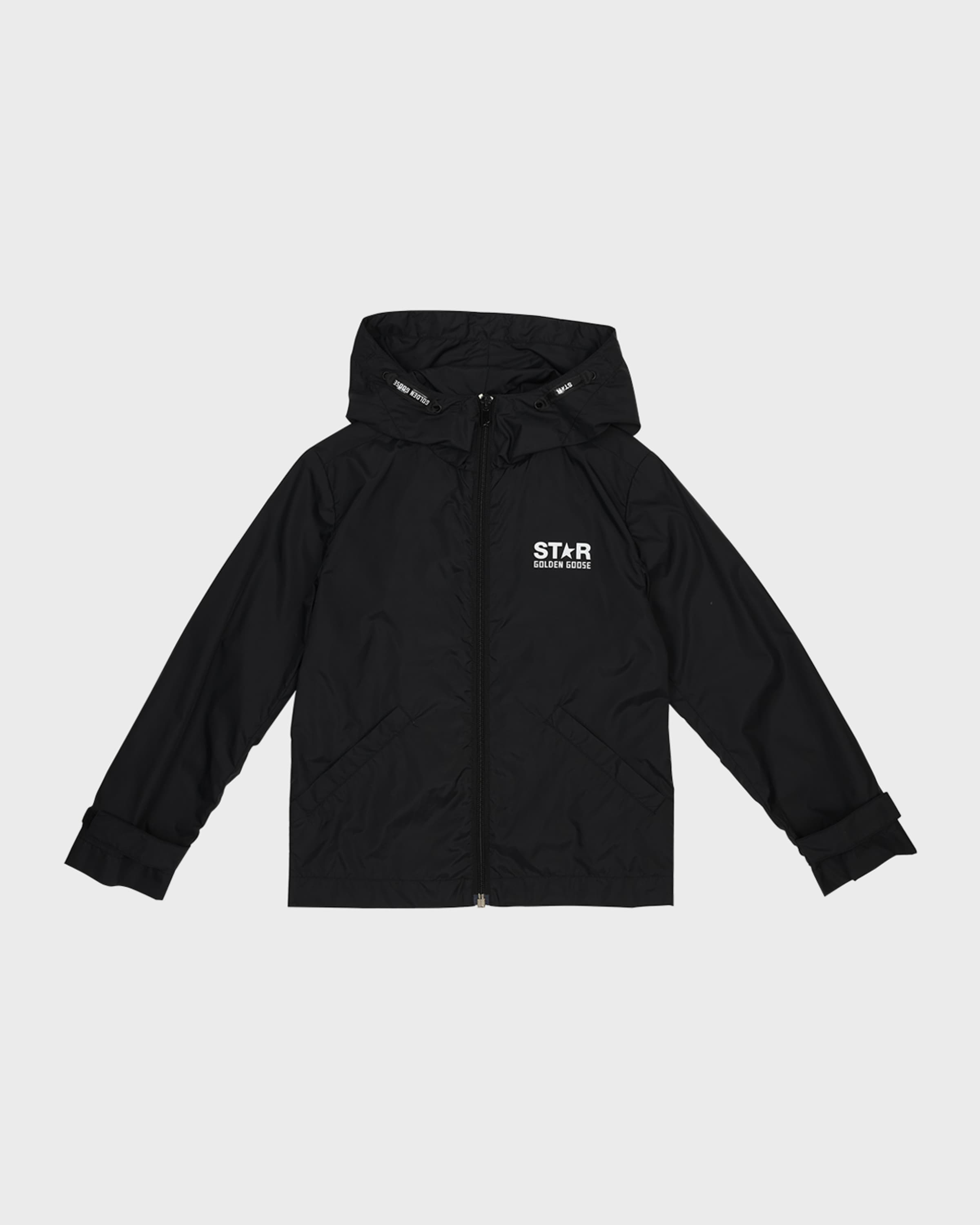 Golden Goose Boy's Star Logo-Print Windbreaker, Size 12