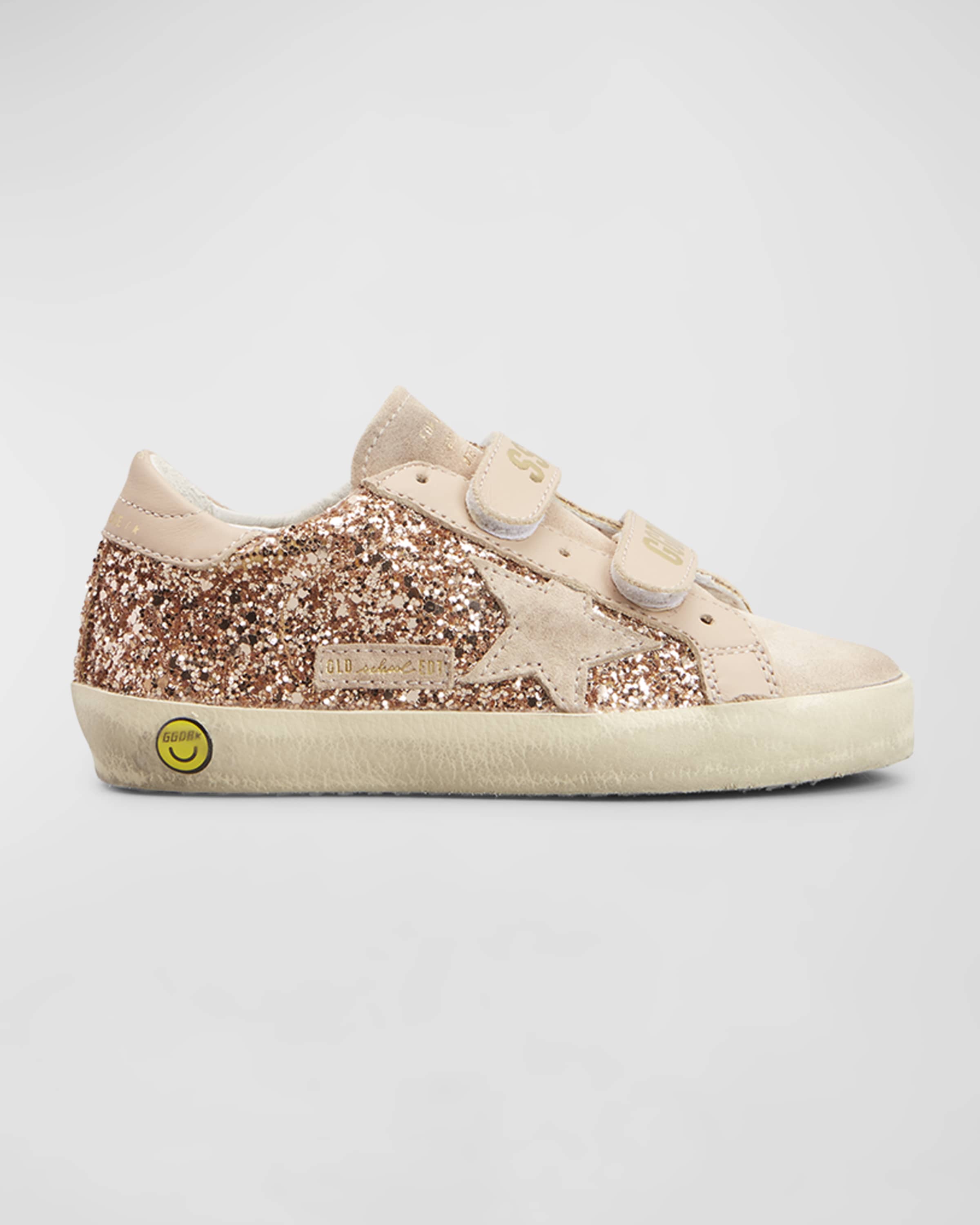 Golden Goose Girl's Old School Glitter Low-Top Sneakers, Toddler/Kids