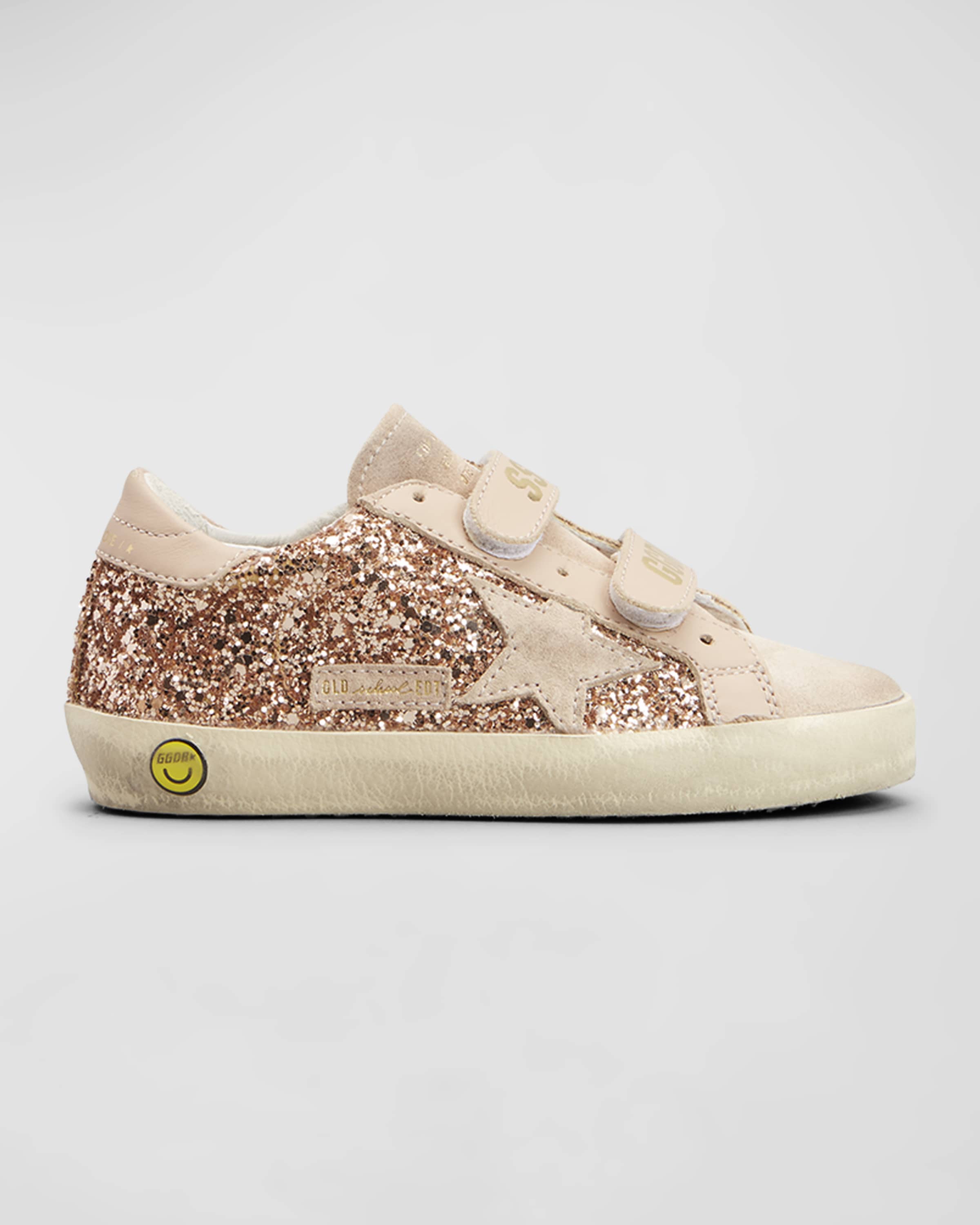 Golden Goose Girl's Old School Glitter Low-Top Sneakers, Baby/Toddler
