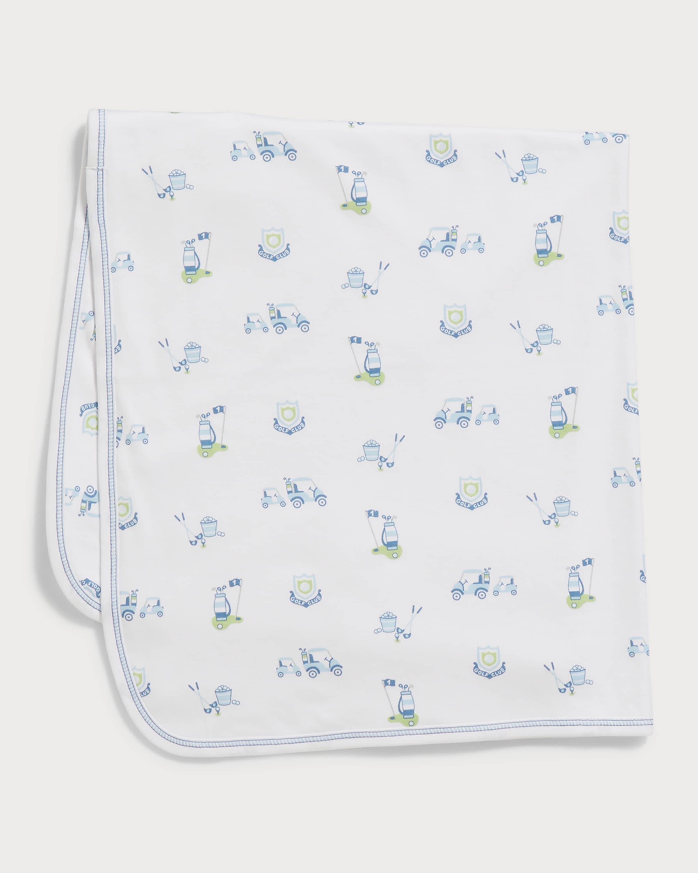 Kissy Kissy Boy's Hole In One Blanket