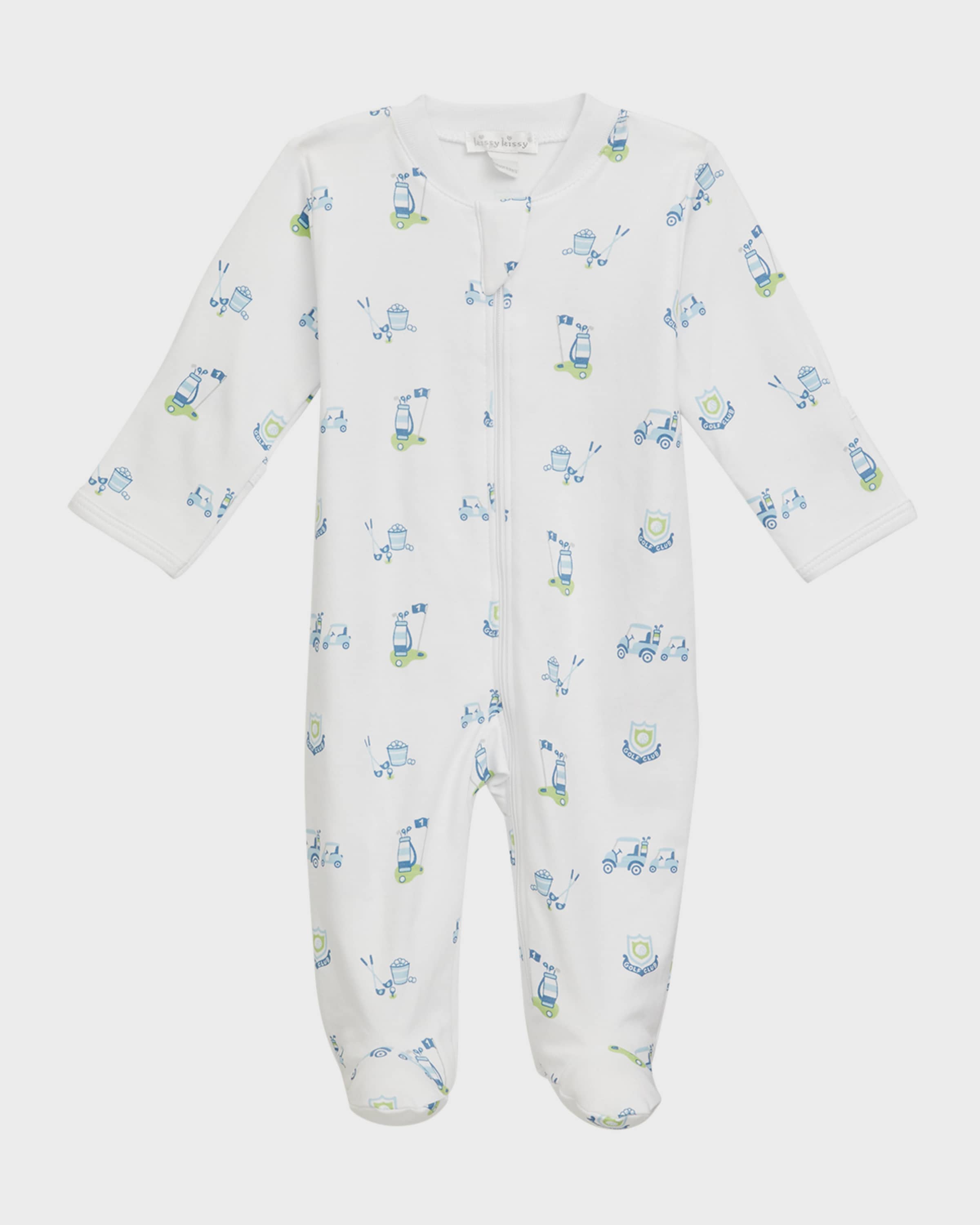 Kissy Kissy Boy's Hole In One Footie, Size Newborn-9M