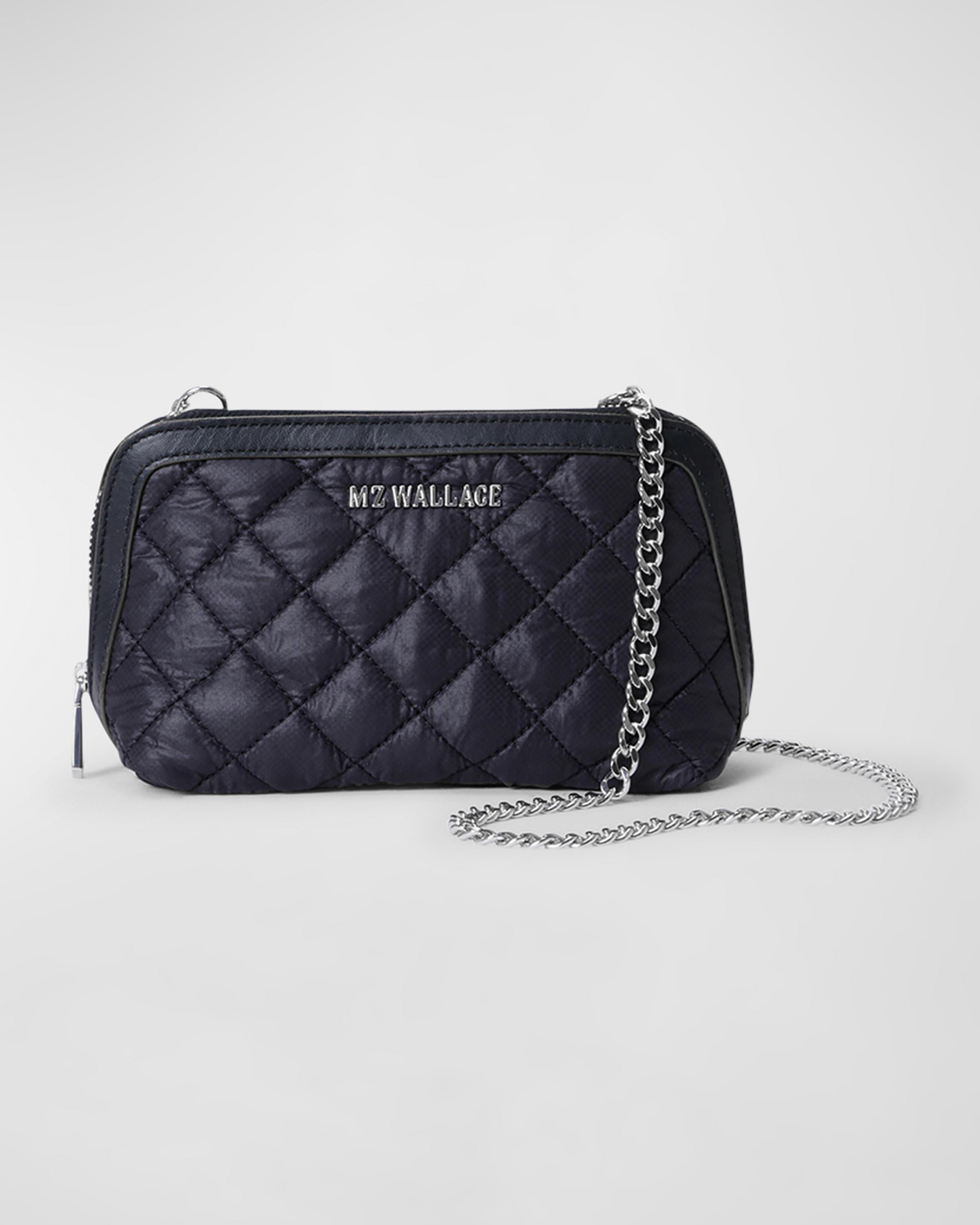MZ Wallace Emily Small Quilted Crossbody Bag | Neiman Marcus