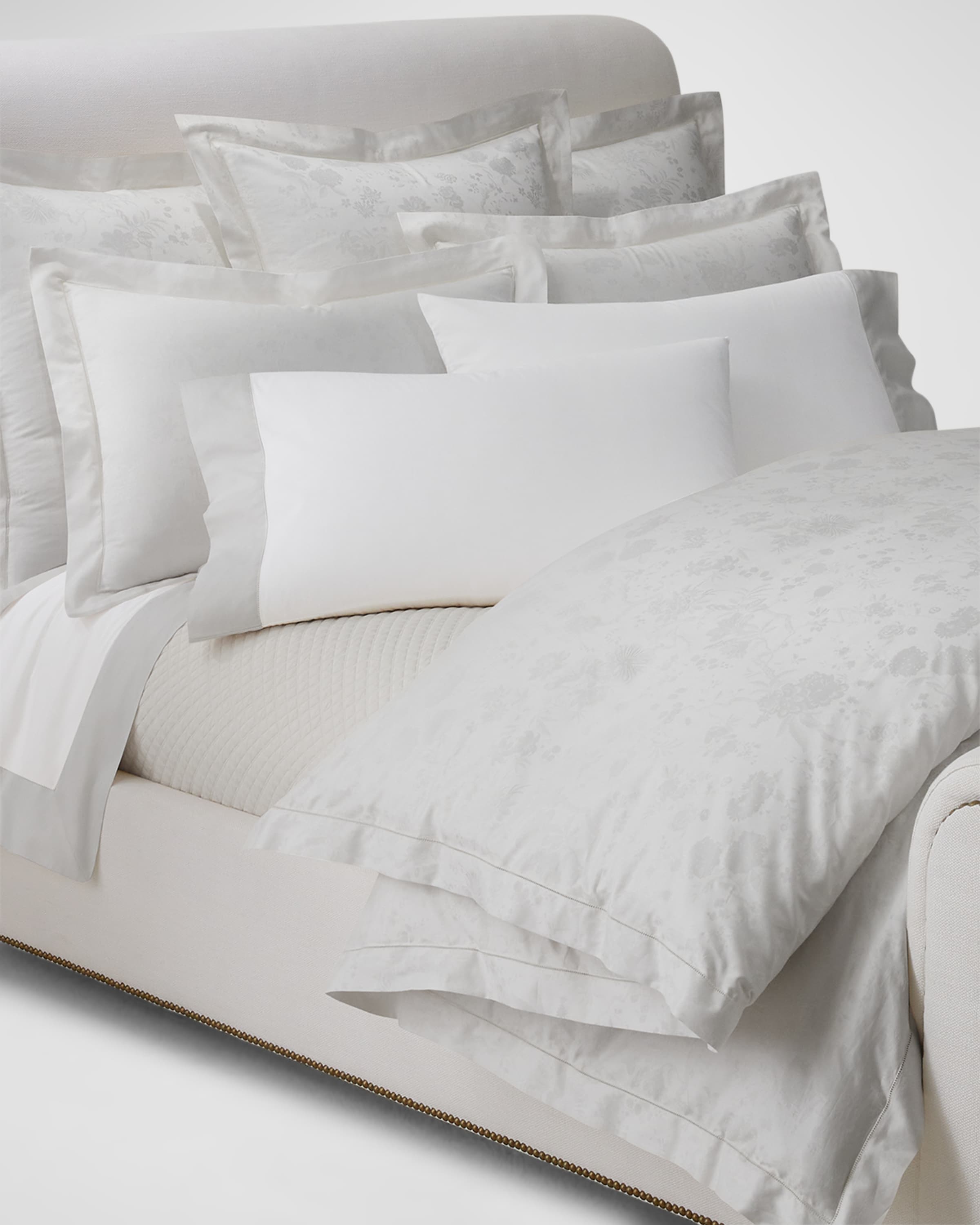 Ralph Lauren Home Organic Cotton Bethany Jacquard King Duvet Cover