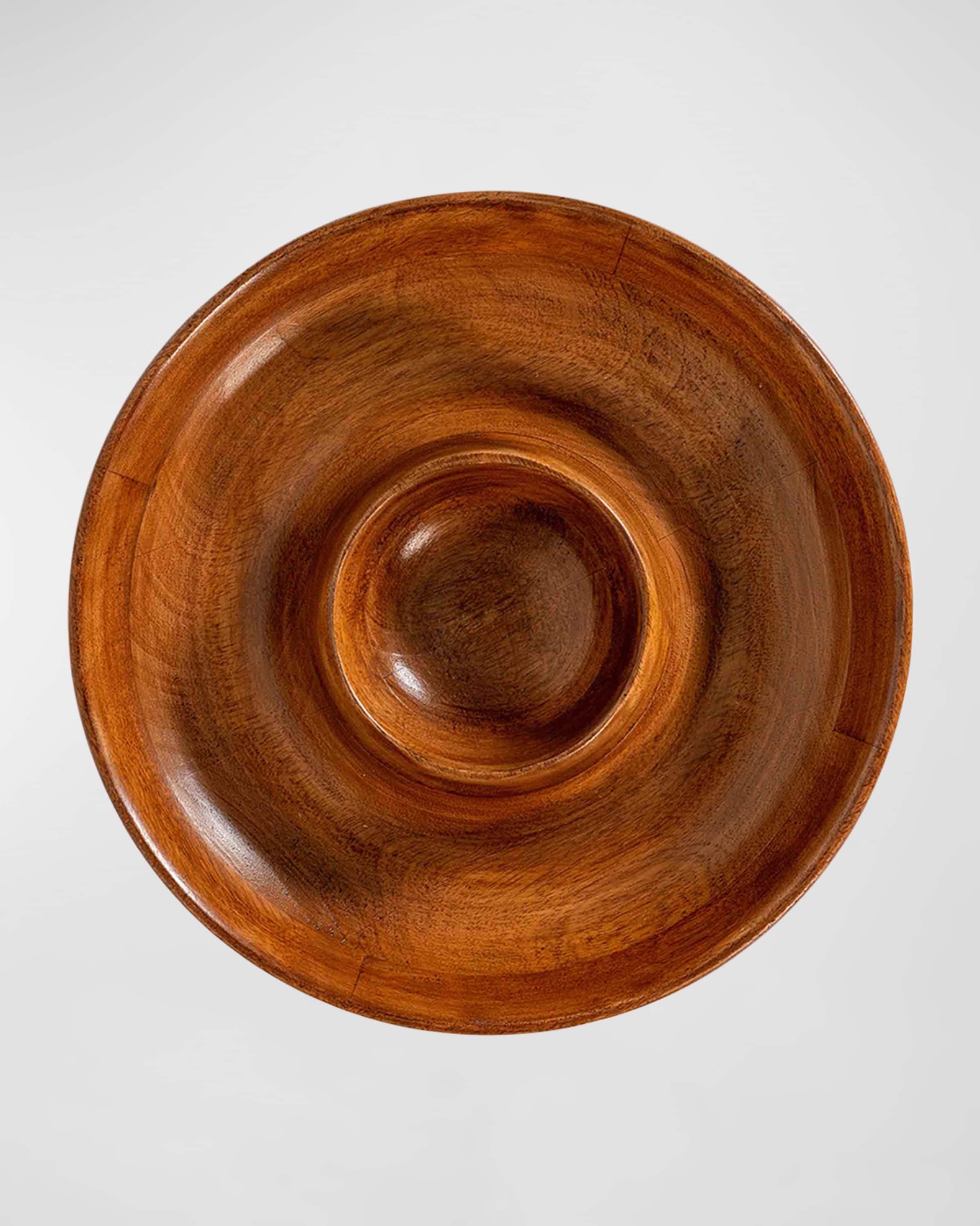 Juliska Bilbao Wood Chip and Dip