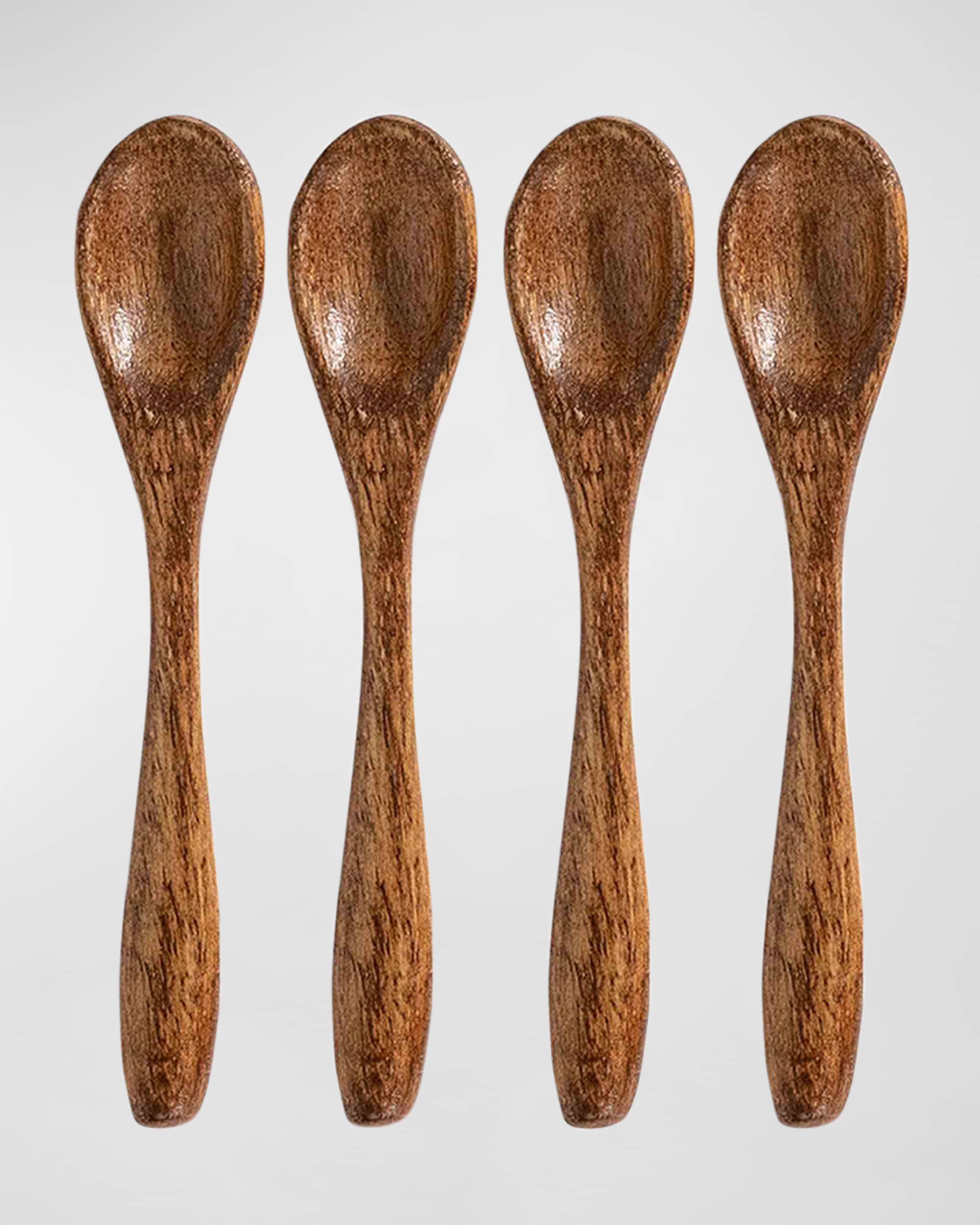 Juliska Bilbao Petite Wood Spoons, Set of 4