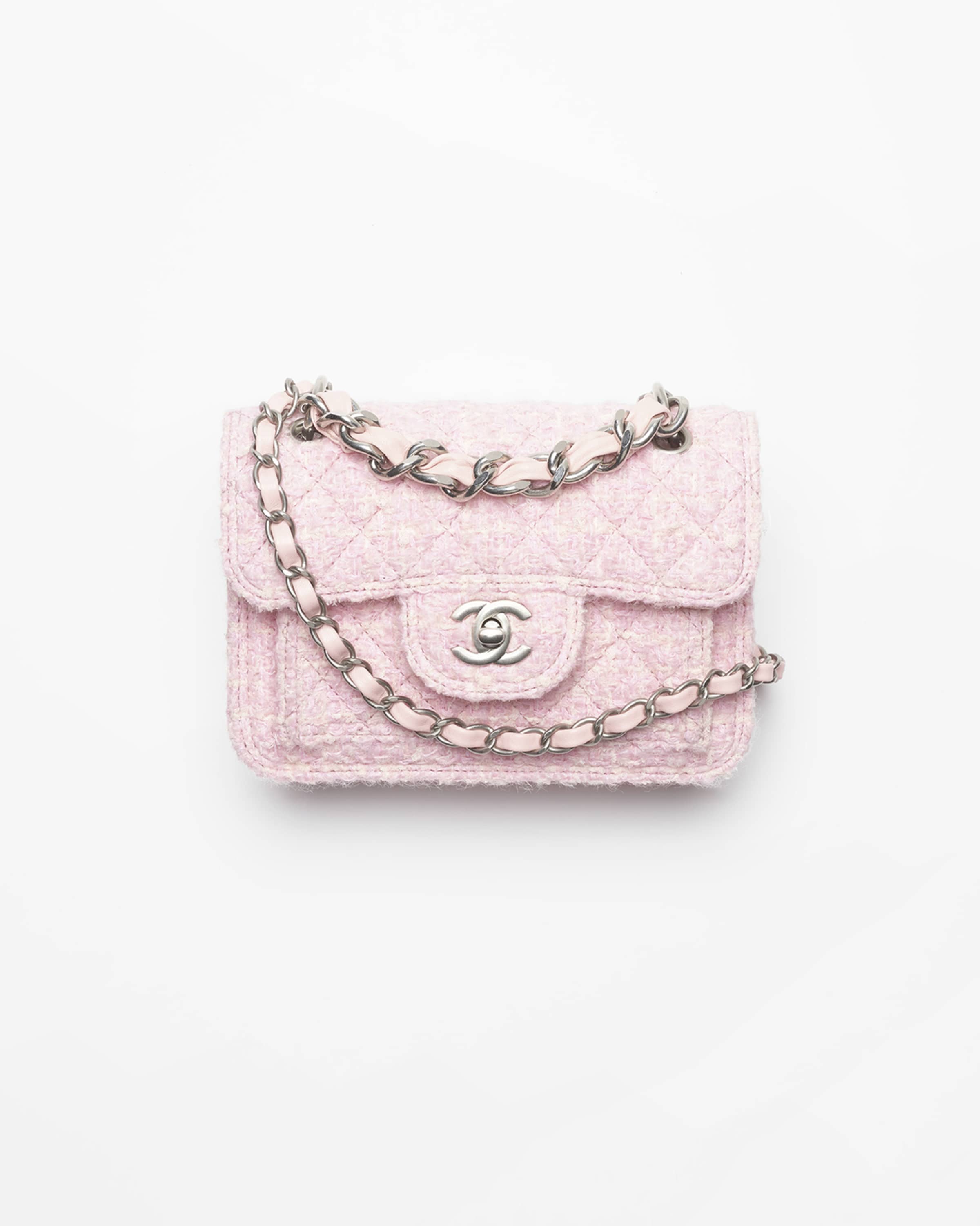 Chanel Transparent Tweed Flap Bag