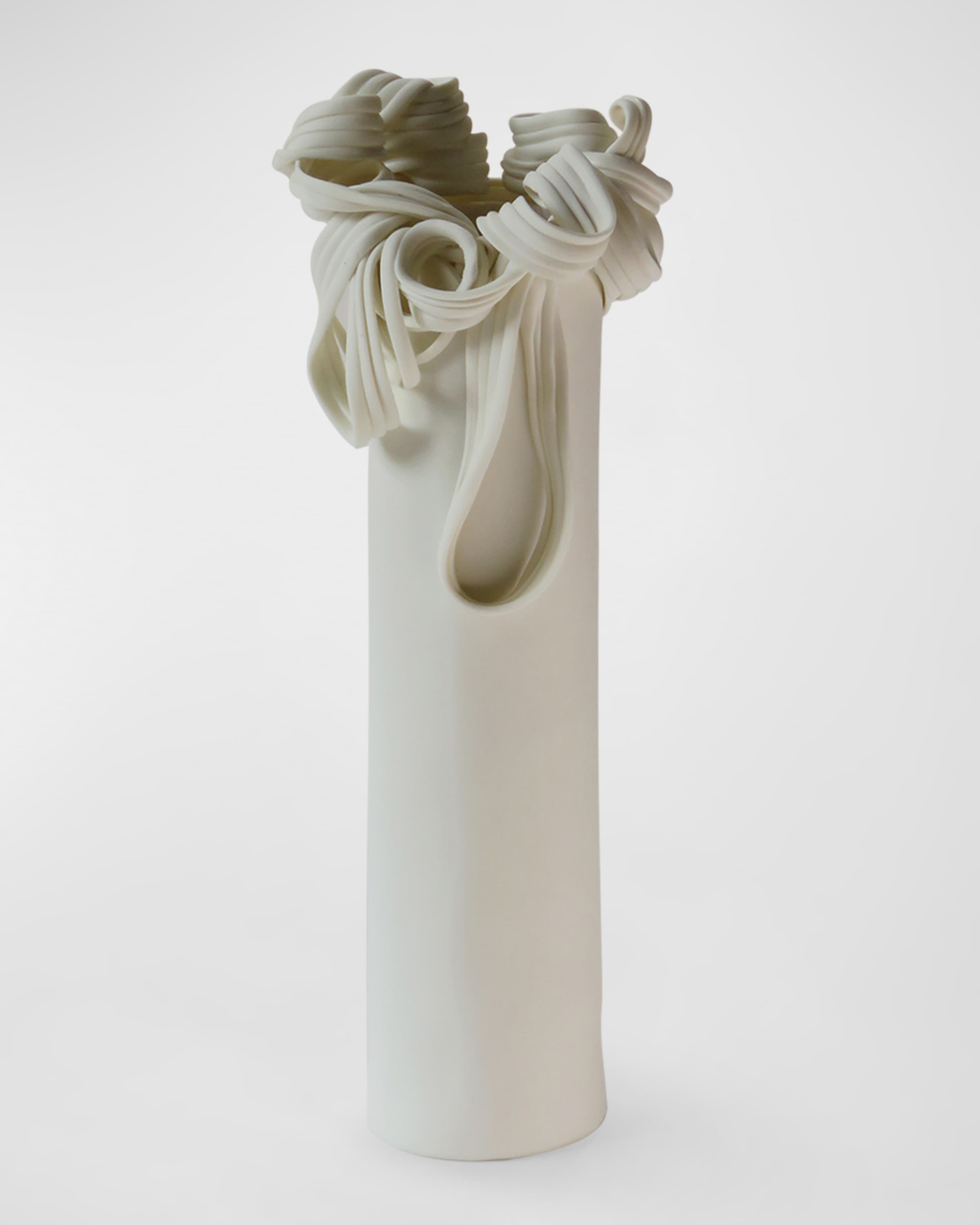 Livia Marasso Bende Limoges Porcelain Vase, Medium