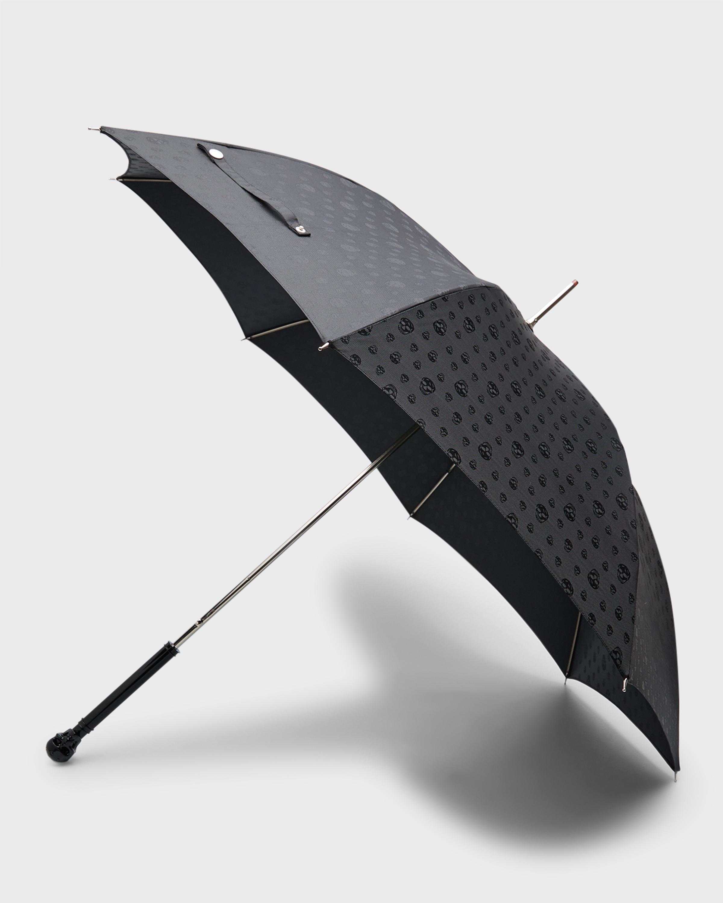 【最終価格】Alexander McQueen Skull umbrella McQueen Embellished Skull Long Umbrella | Neiman Marcus