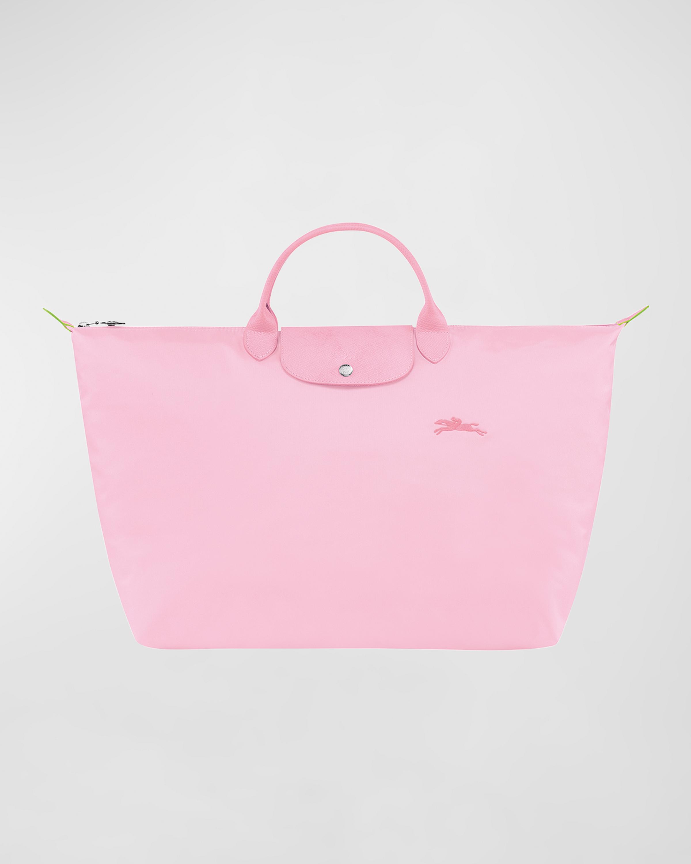 LONGCHAMP トートバッグ ピンク×ミントグリーン新品未使用 Longchamp Le Pliage Green 18 Large Travel Tote Bag | Neiman Marcus
