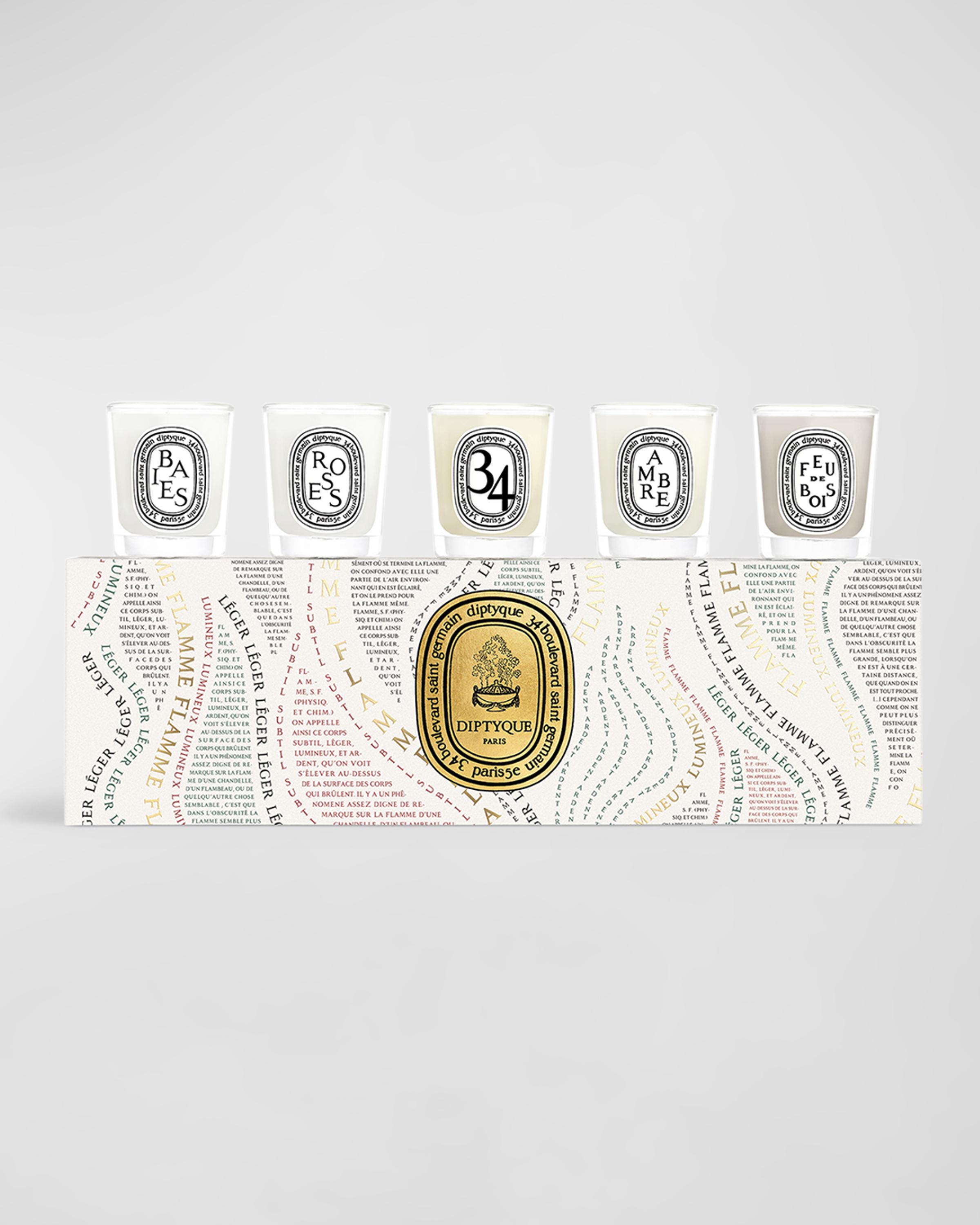 Diptyque Mini 5-Piece Candle Holiday Gift Set - Limited Edition
