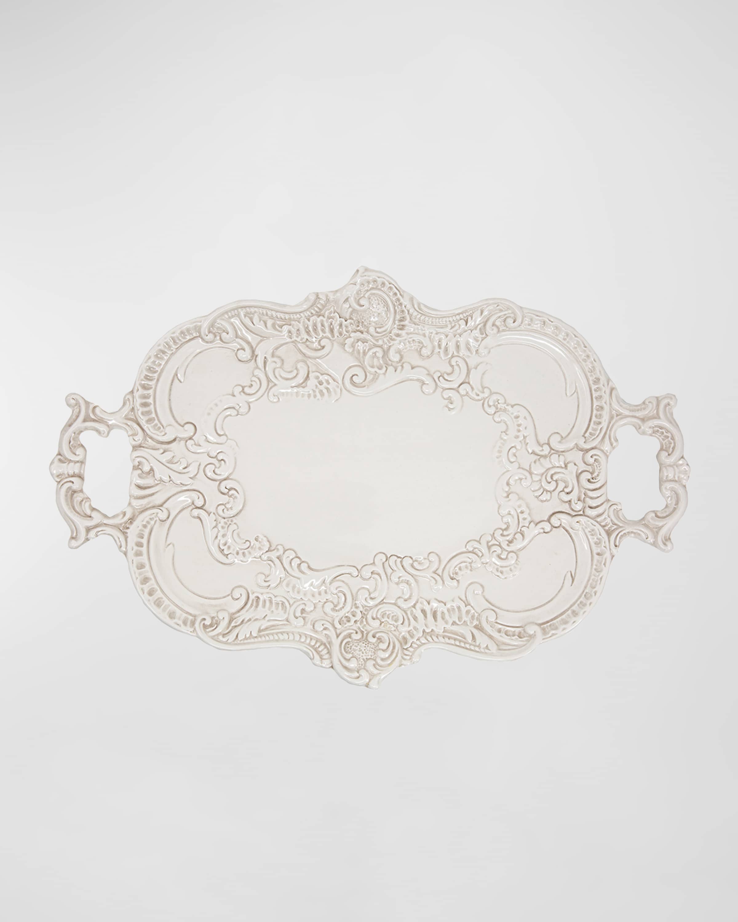 Arte Italica Finezza Cream Baroque Tray