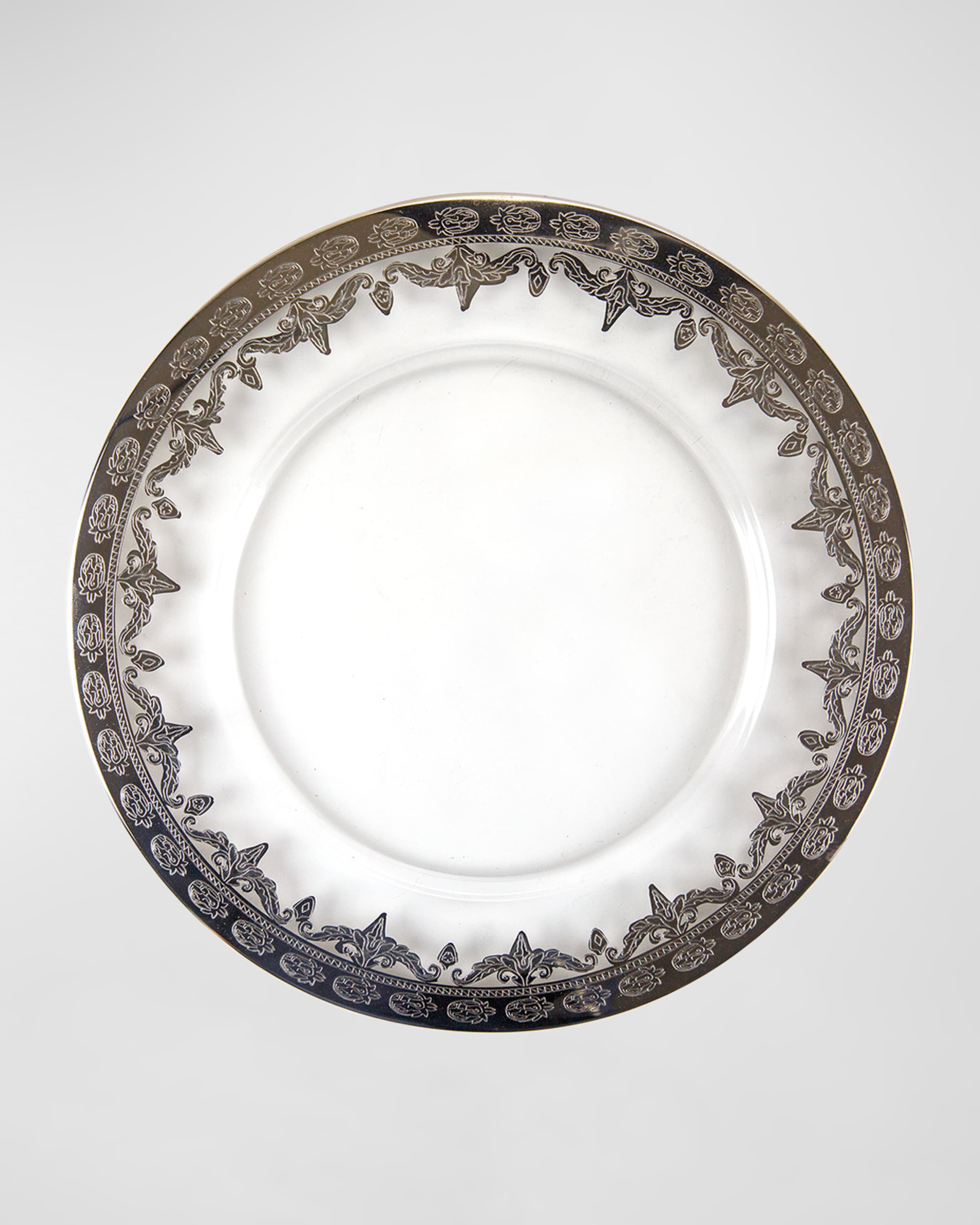 Arte Italica Vetro Platinum Charger