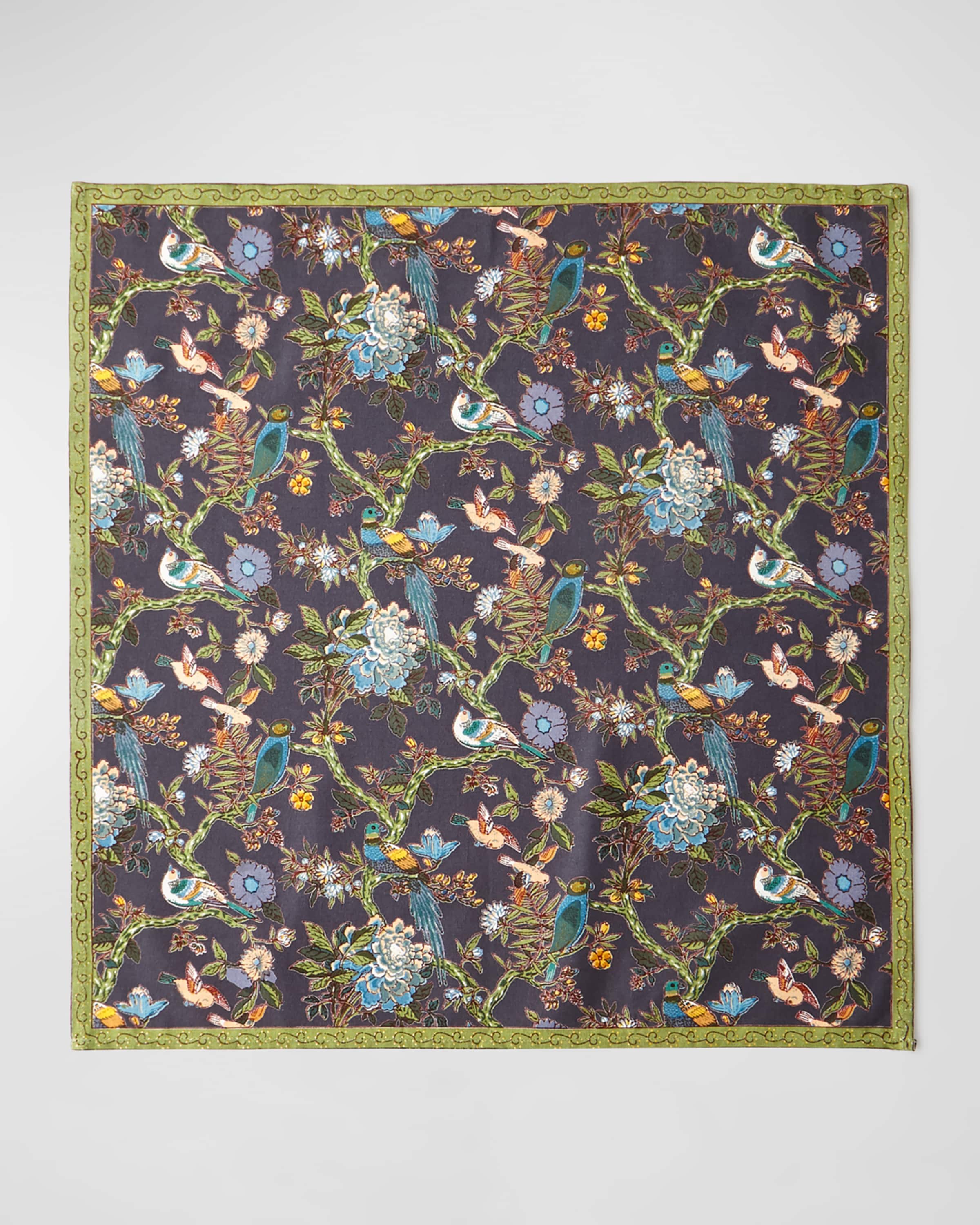 Handprint Bird Graphite Napkins, Set of 6