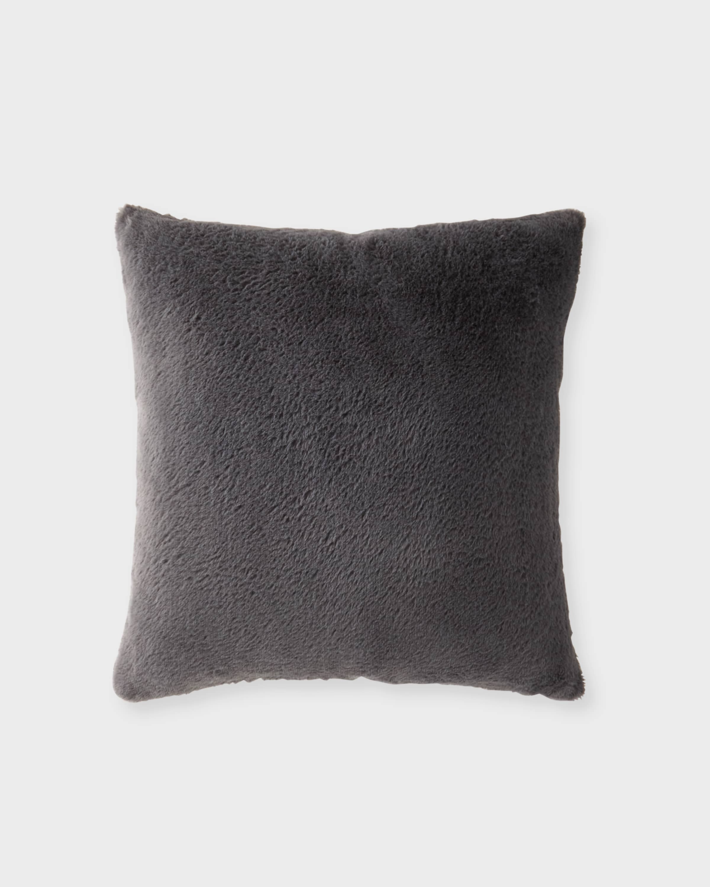 Olivia Quido Safari Faux Fur Pillow, 20" Square