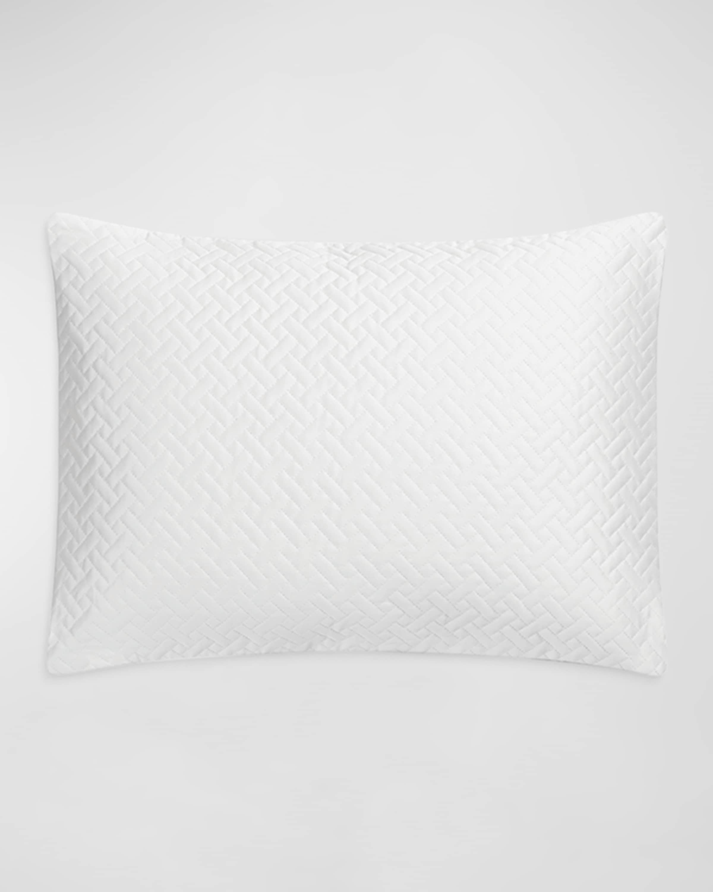 Matouk Basketweave Quilted Boudoir Sham