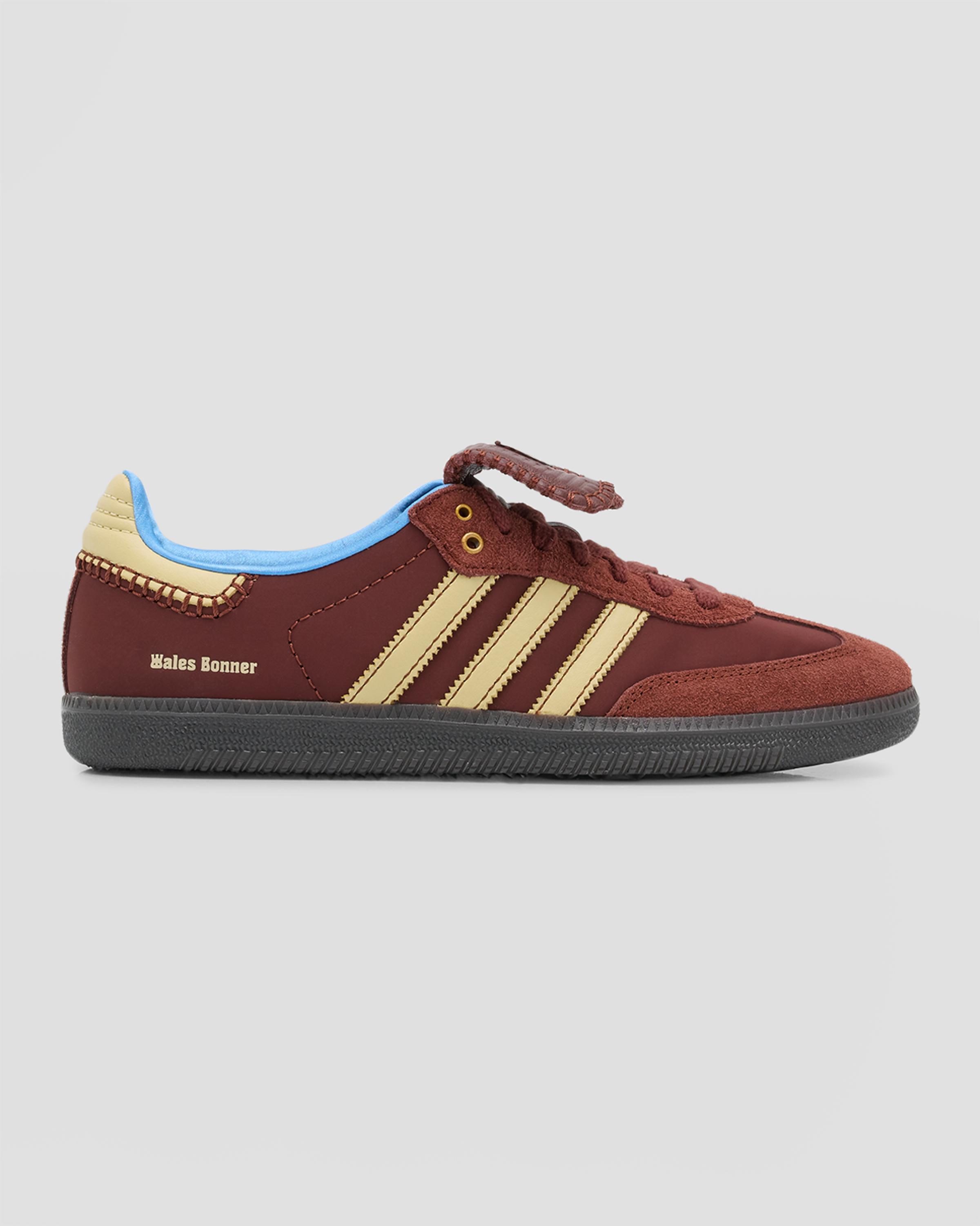 adidas x Wales Bonner Men's Samba Nylon Low-Top Sneakers | Neiman