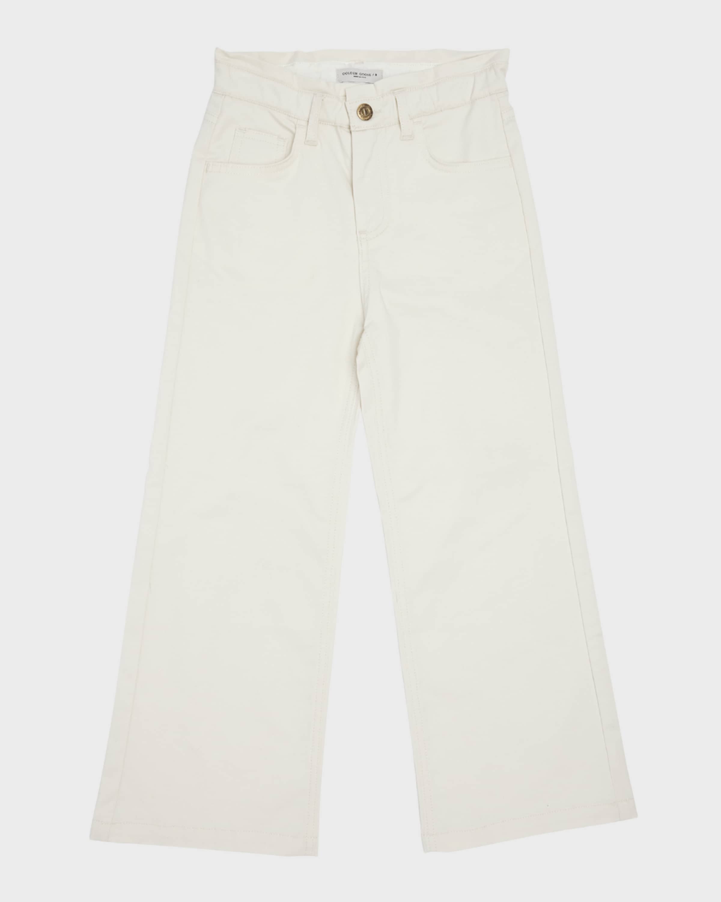 Golden Goose Girl's Journey Wide-Leg Stretch Jeans, Size 4-10