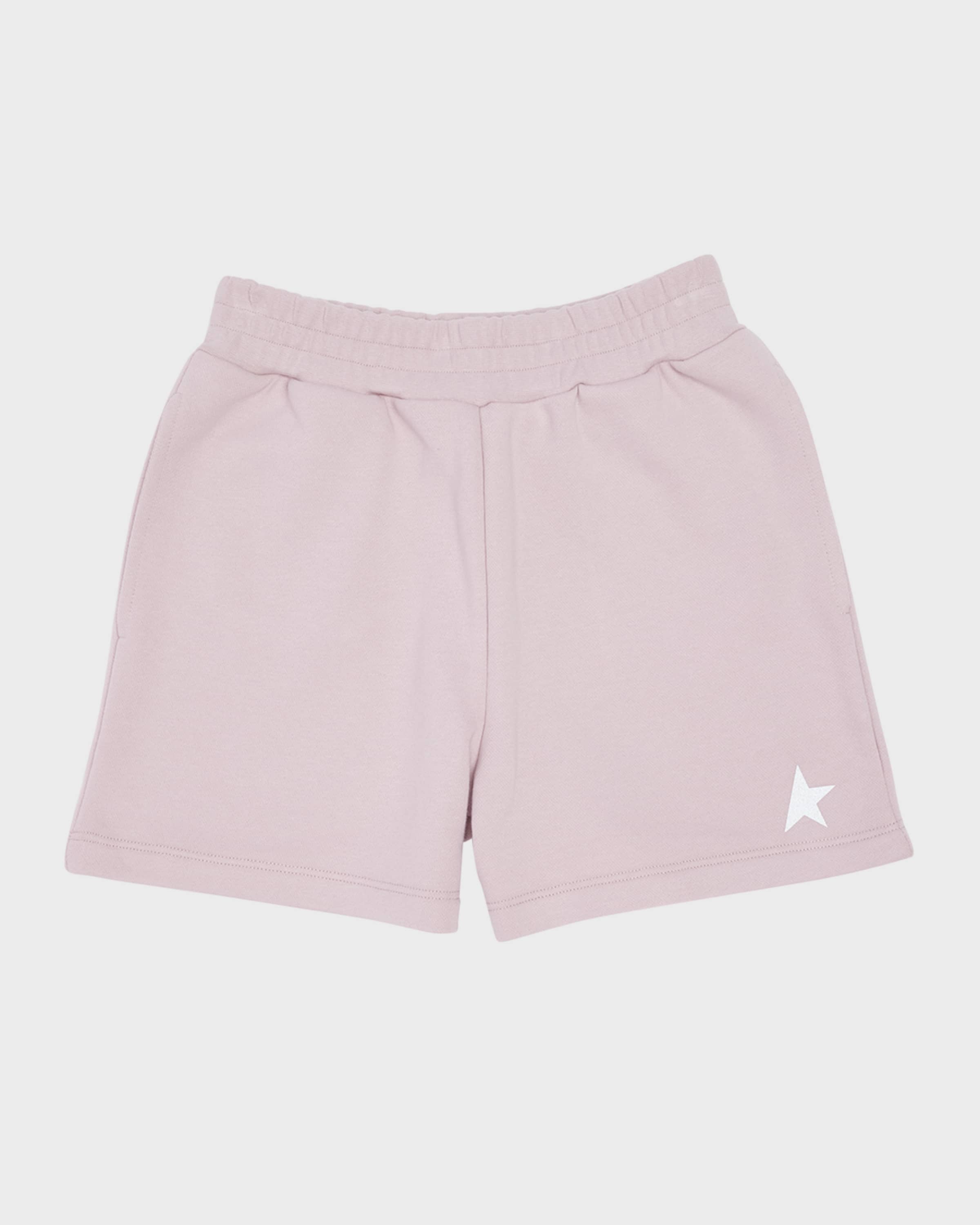 Golden Goose Girl's Star-Printed Fleece Shorts, Size 4-10