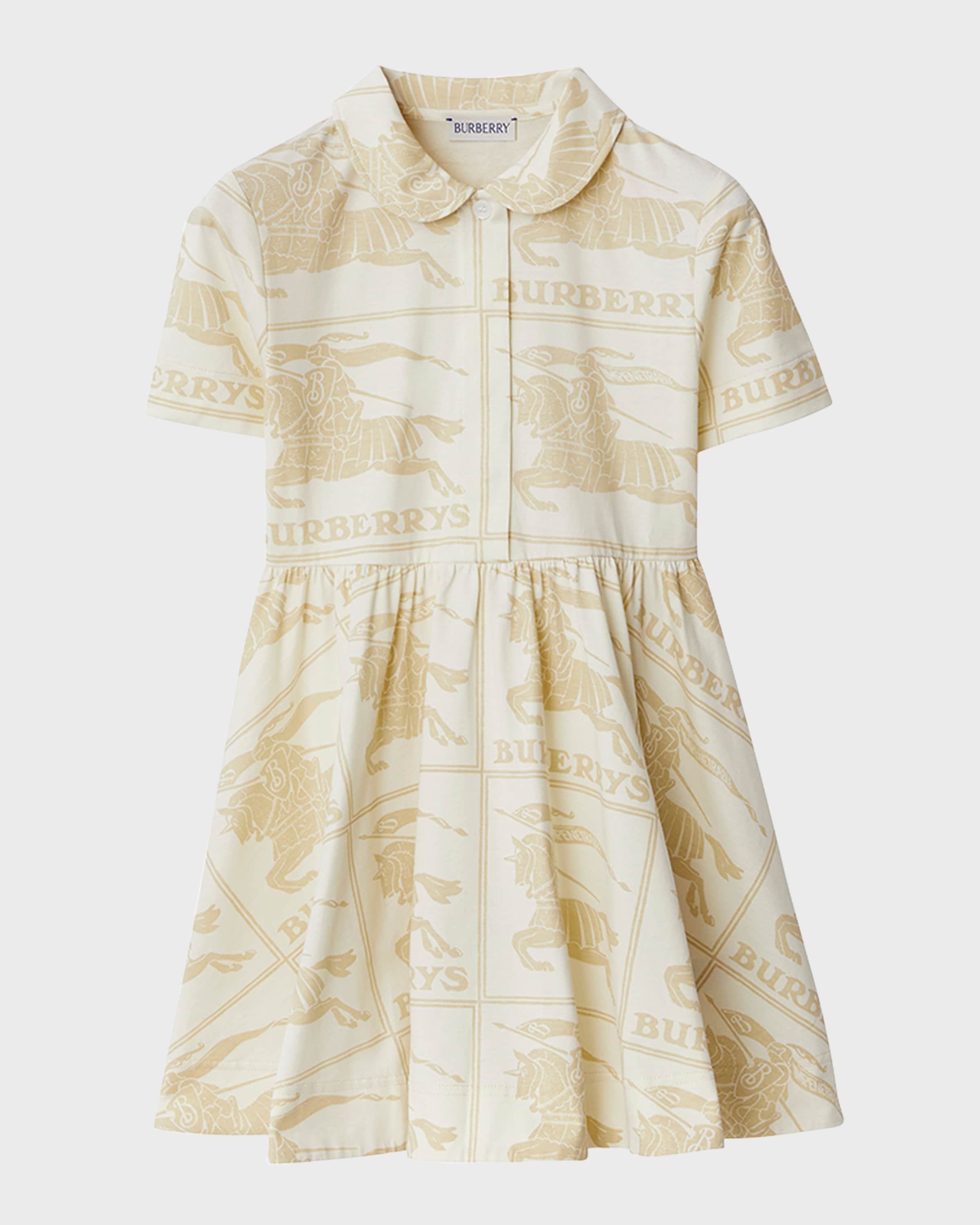 Burberry Girl's Aggie EKD Peter Pan Collar Dress, Size 4-14