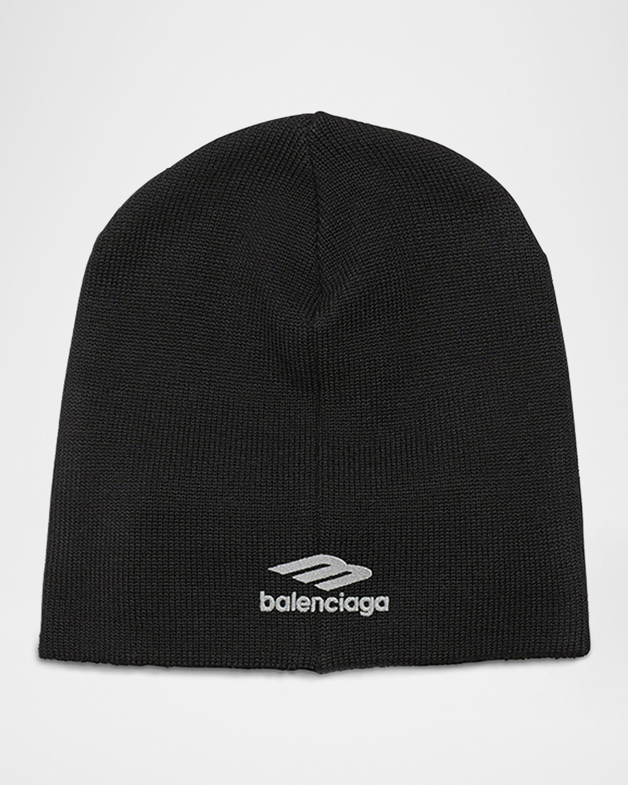 Balenciaga Men's 3B Sports Icon Goggle Beanie | Neiman Marcus