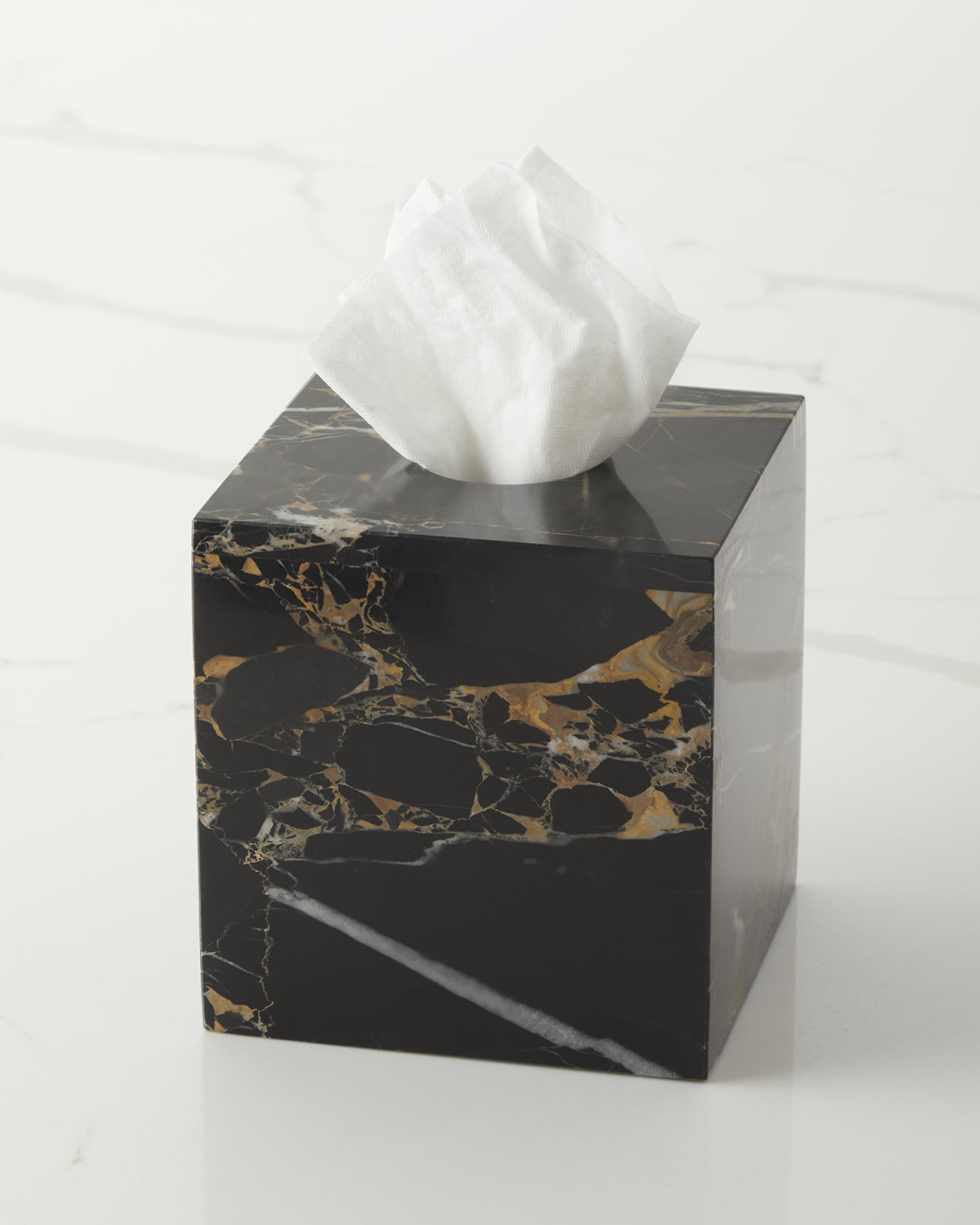 Kassatex Athenas Marble Tissue Holder