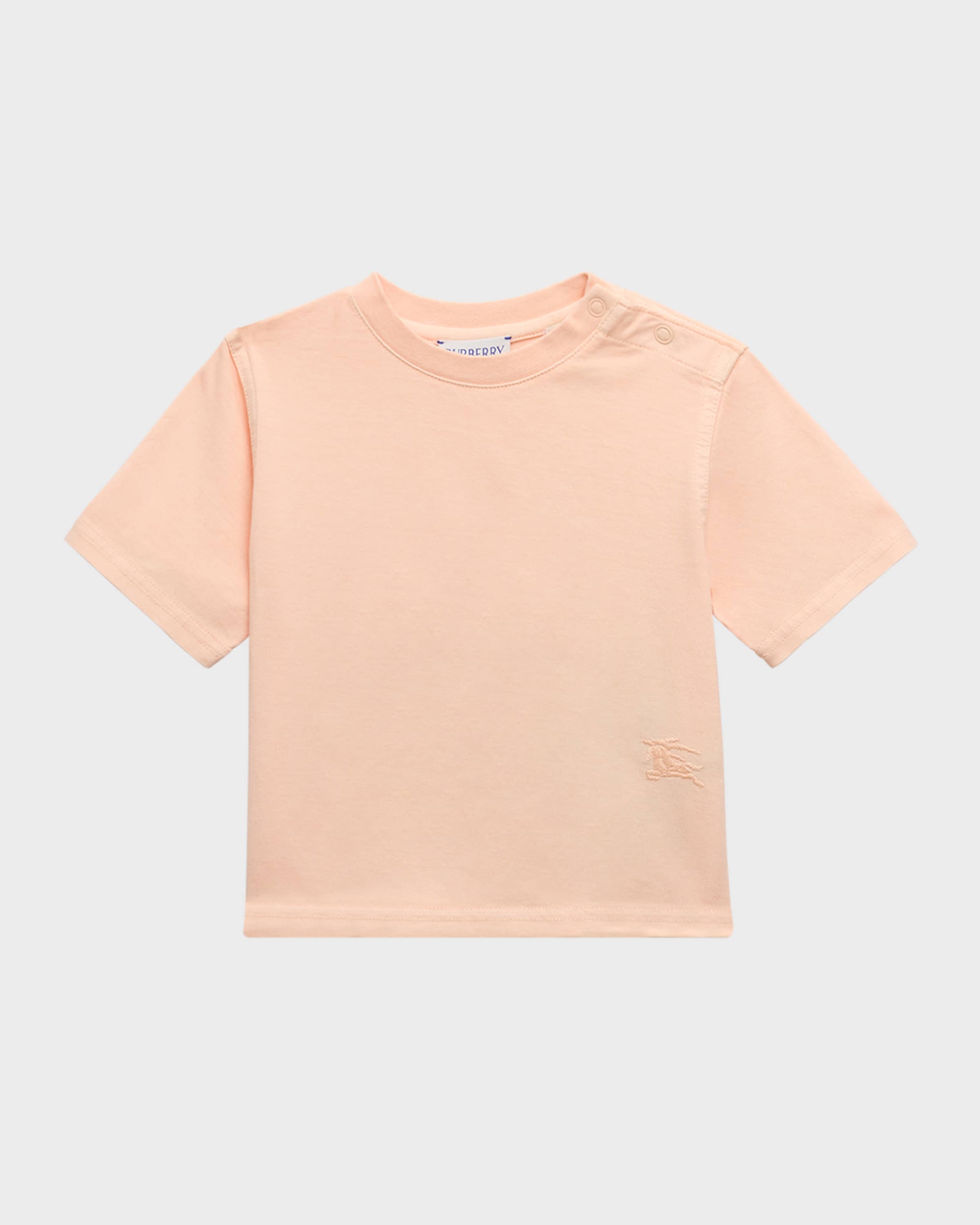 Burberry Girl's Cedar Embroidered EKD Short-Sleeve T-Shirt, Size 6M-2