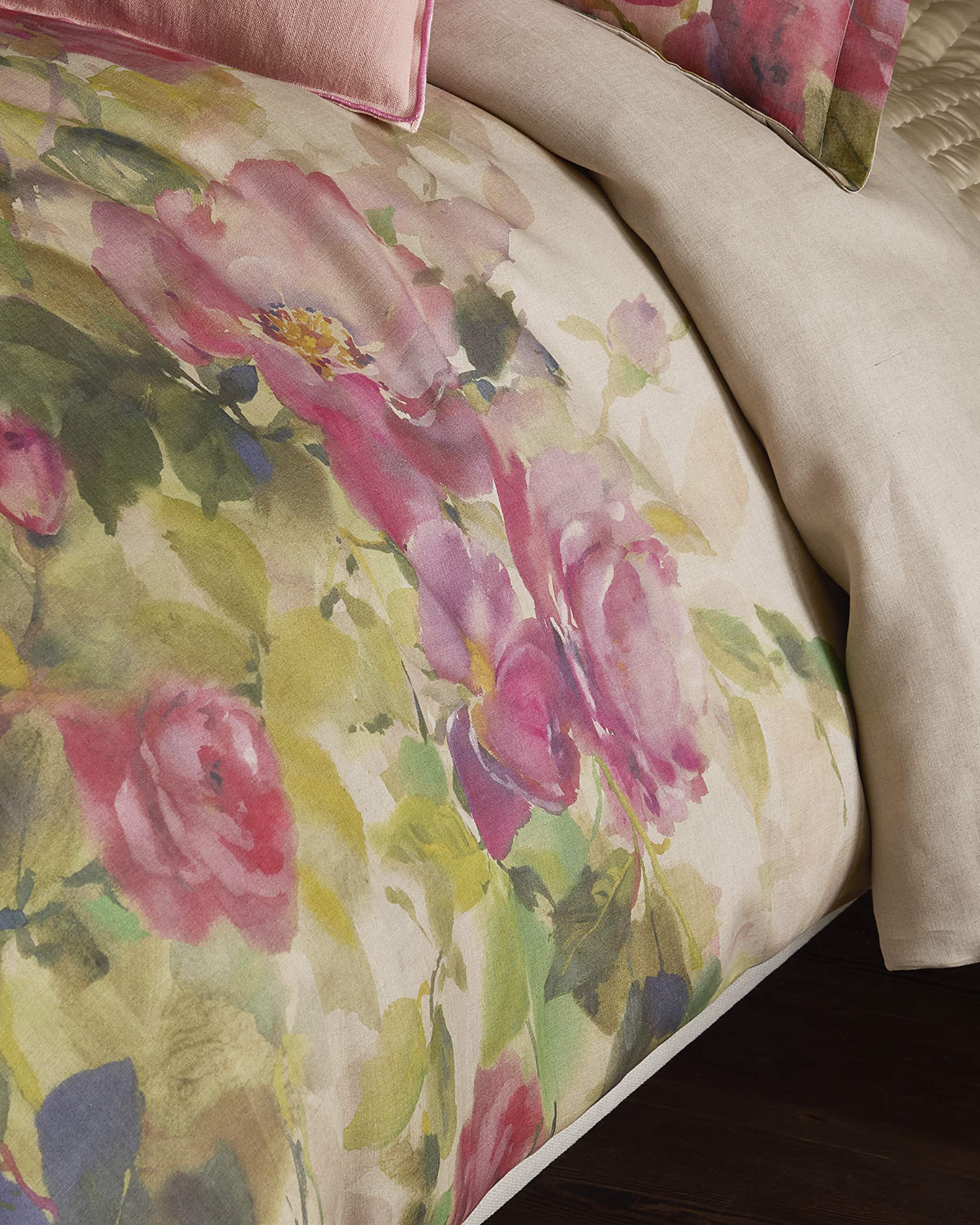 Designers Guild Thelma's Garden Fuchsia King Duvet Cover