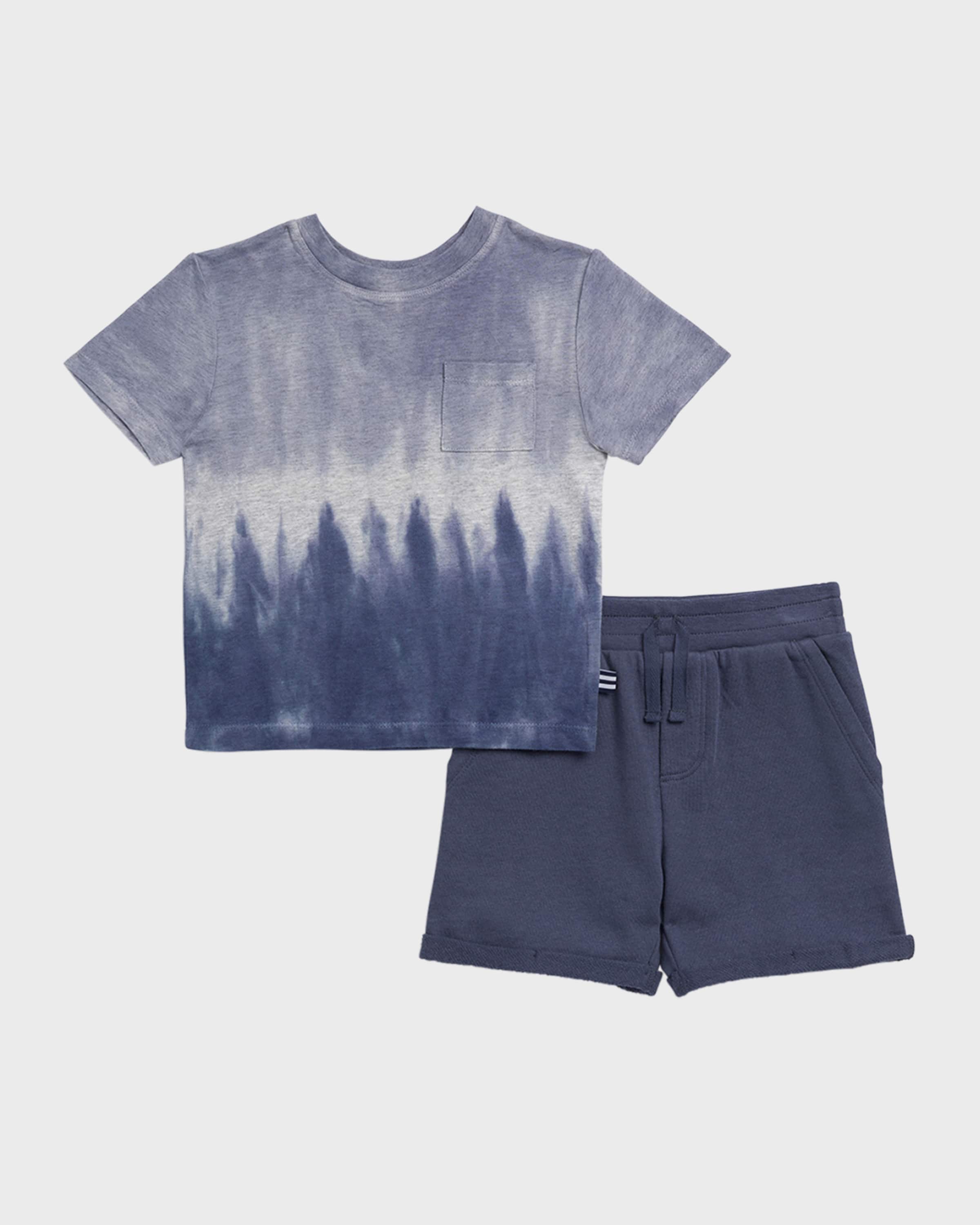 Splendid Boy's Seaspray Tie-Dye Set, Size 3M-24M