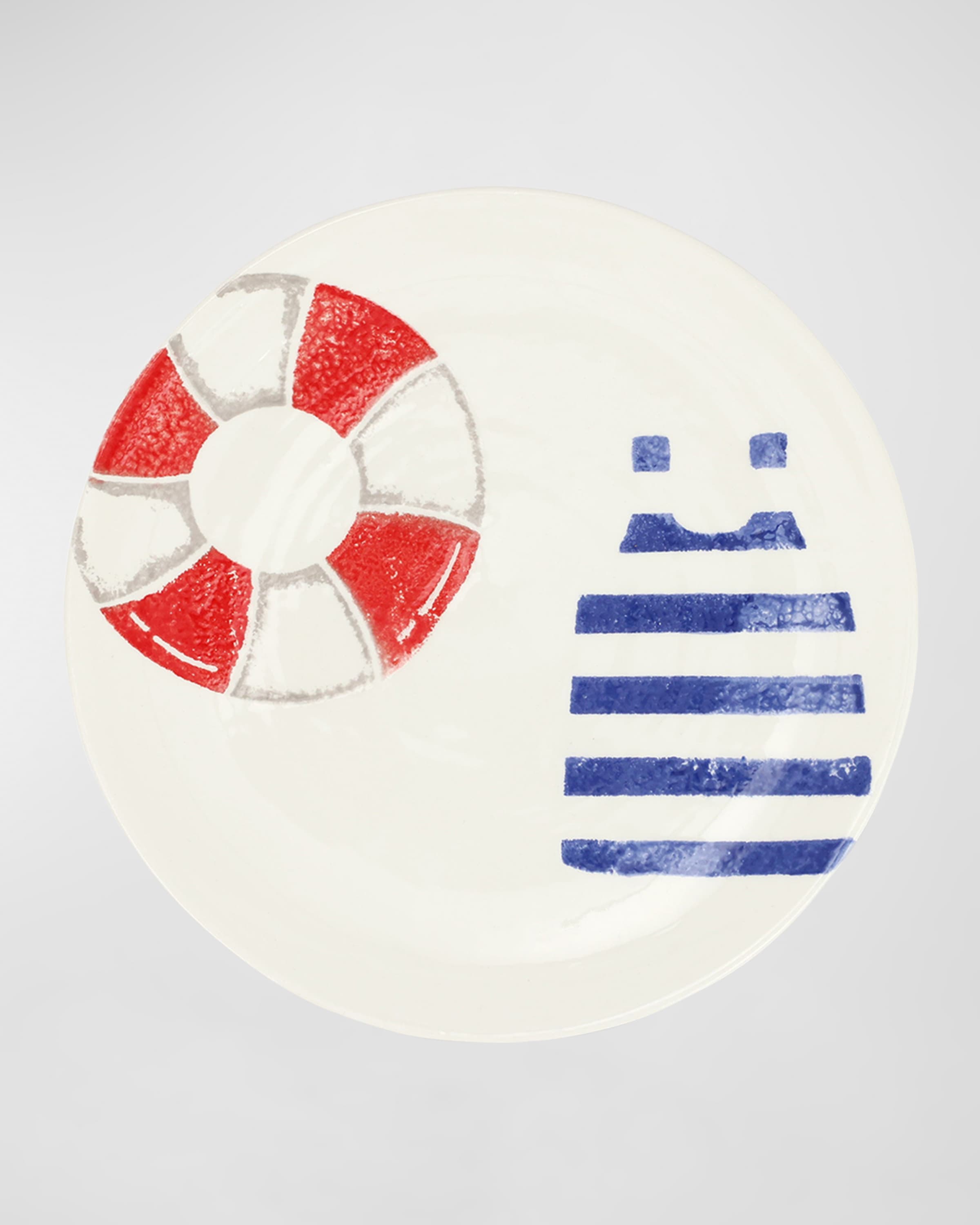 Vietri Riviera Life Preserver Salad Plate