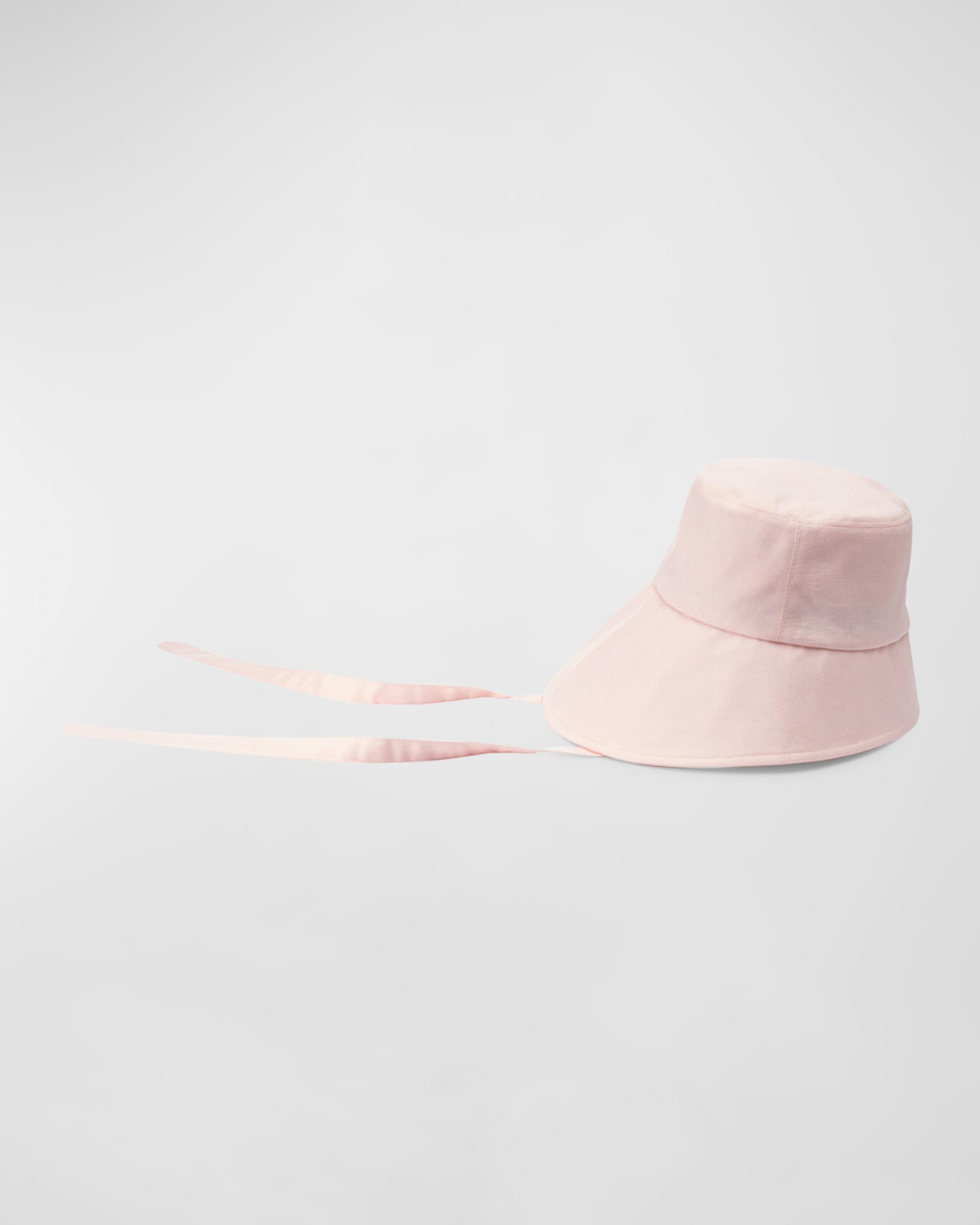Eugenia Kim Ally Packable Asymmetric Bucket Hat 100% Linen Ally Linen Packable Bucket Hat – Eugenia Kim main image 3