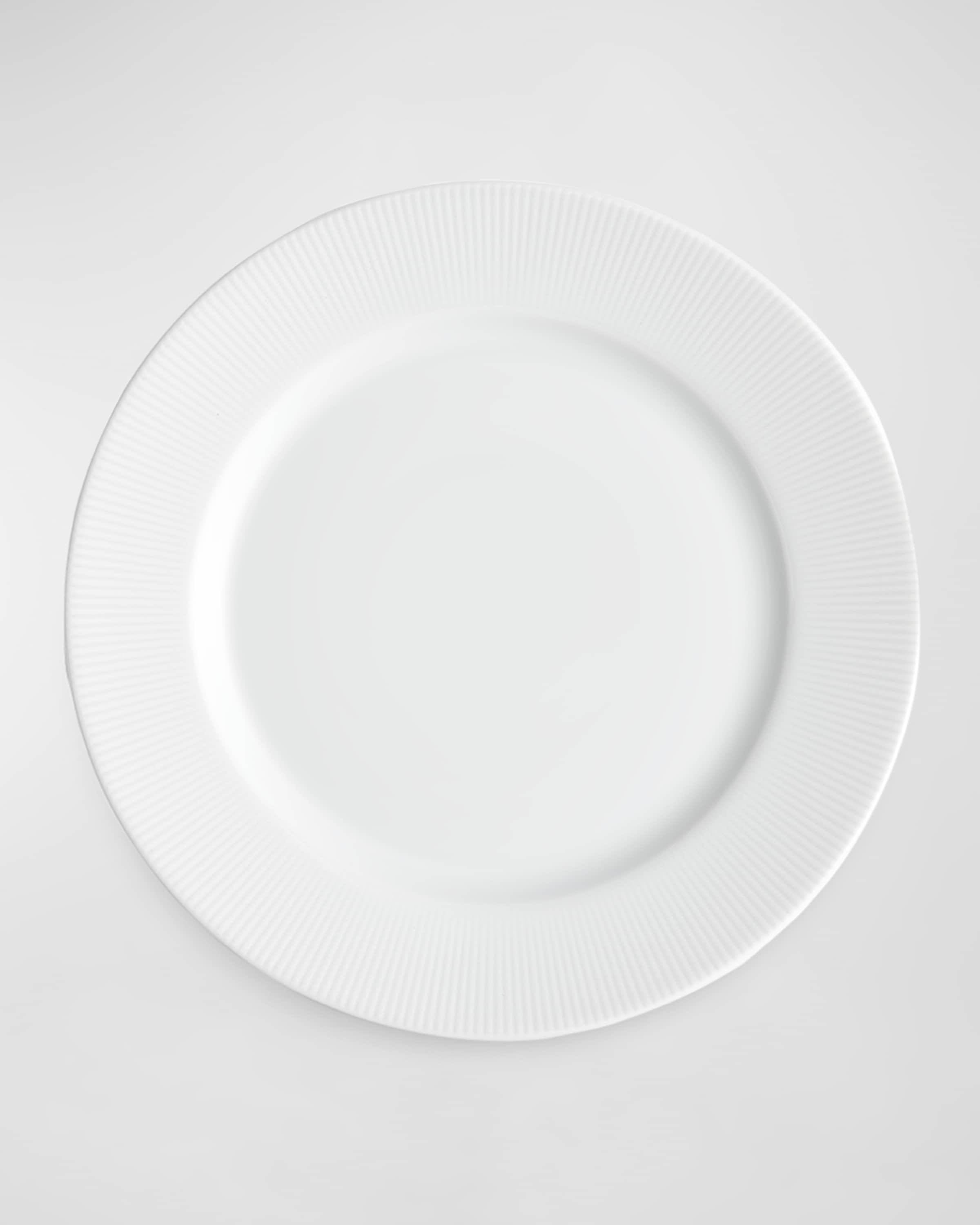 PILLIVUYT Eventail 11" Rimmed Plate, Set of 4