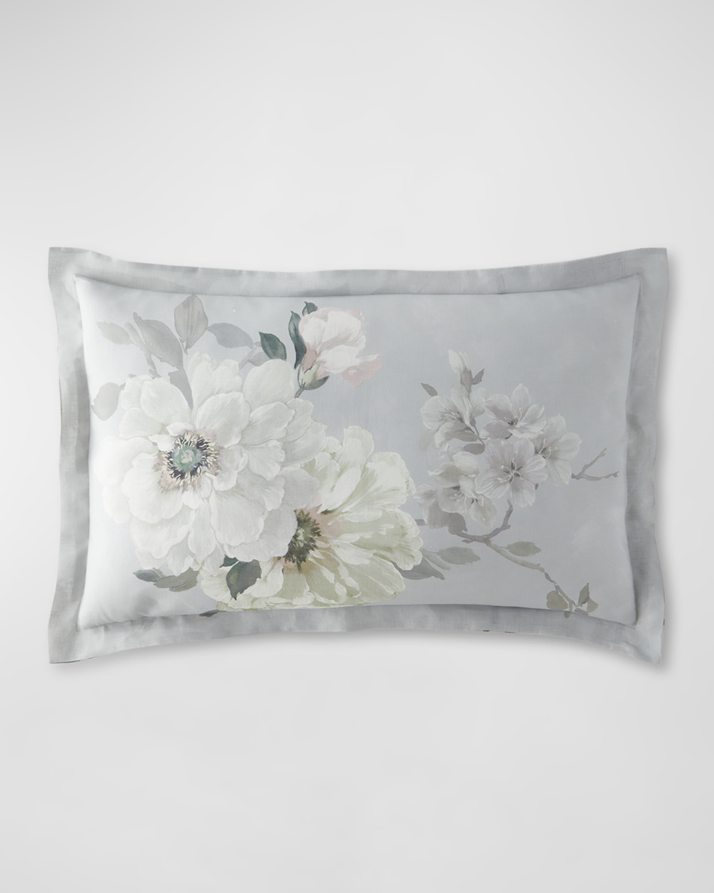 Designers Guild Fleur Blanche Platinum King Sham
