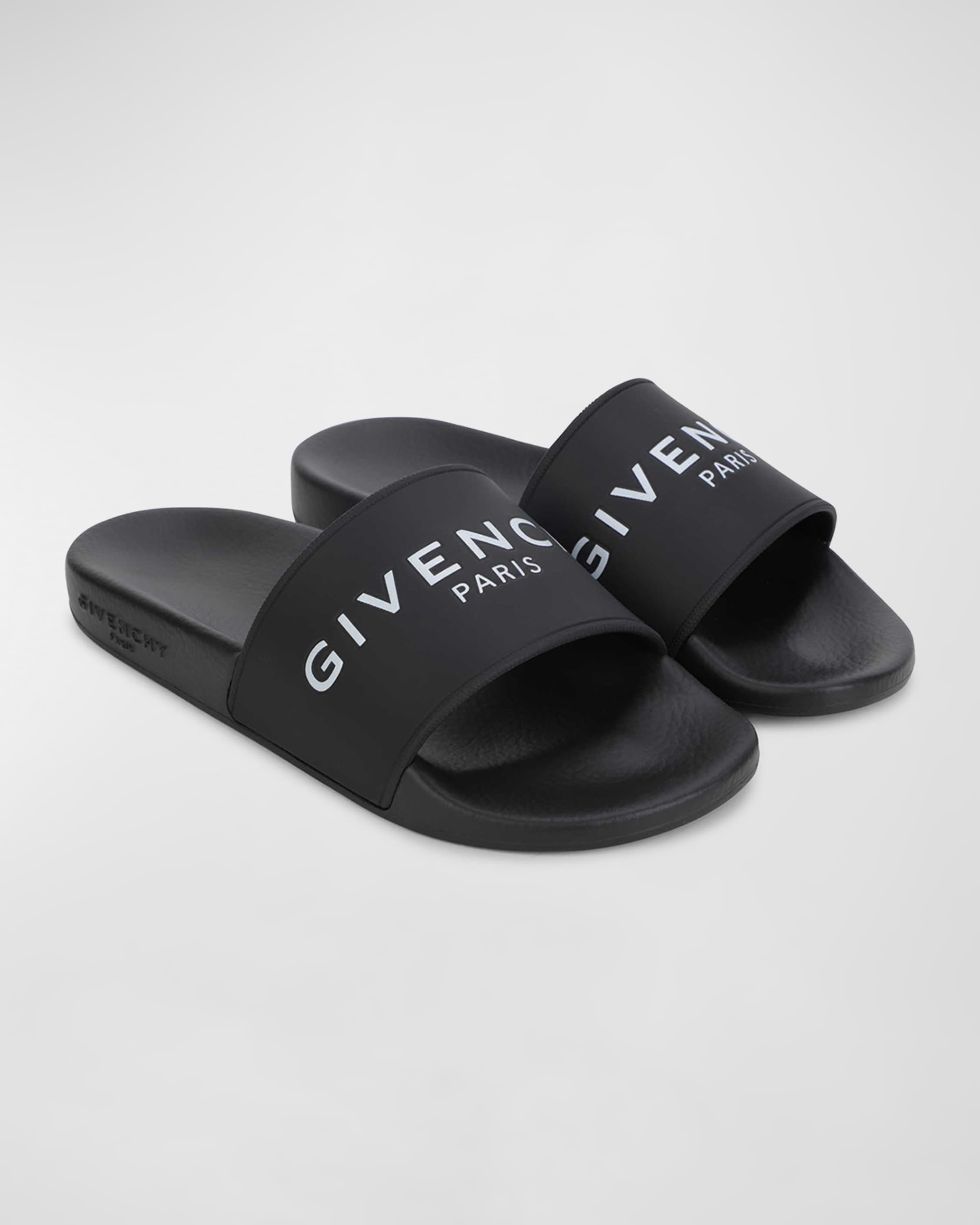 Givenchy Boy's Embossed Logo-Print Slides, Toddler/Kids