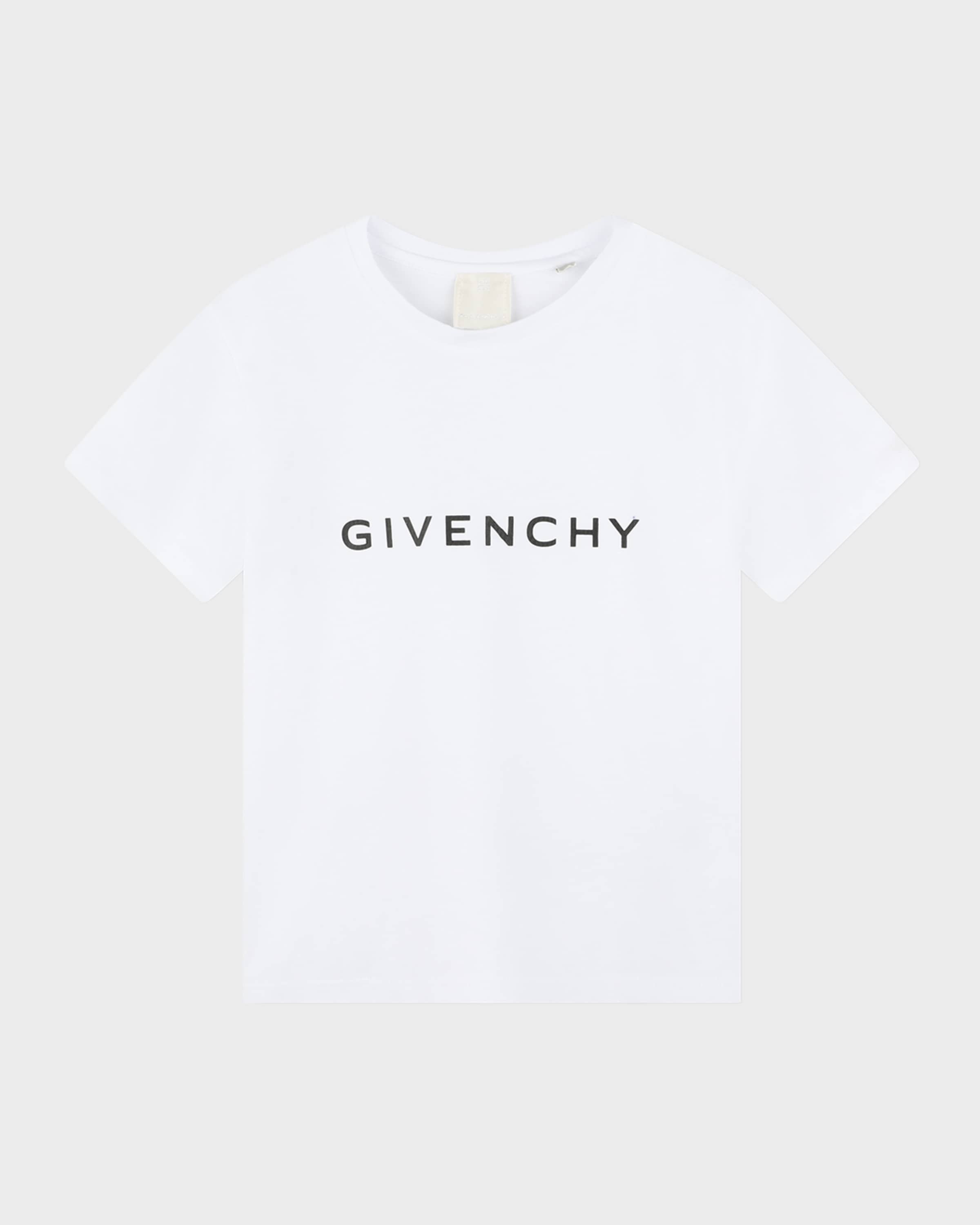 Givenchy Boy's Classic Logo-Print T-Shirt, Size 6-12