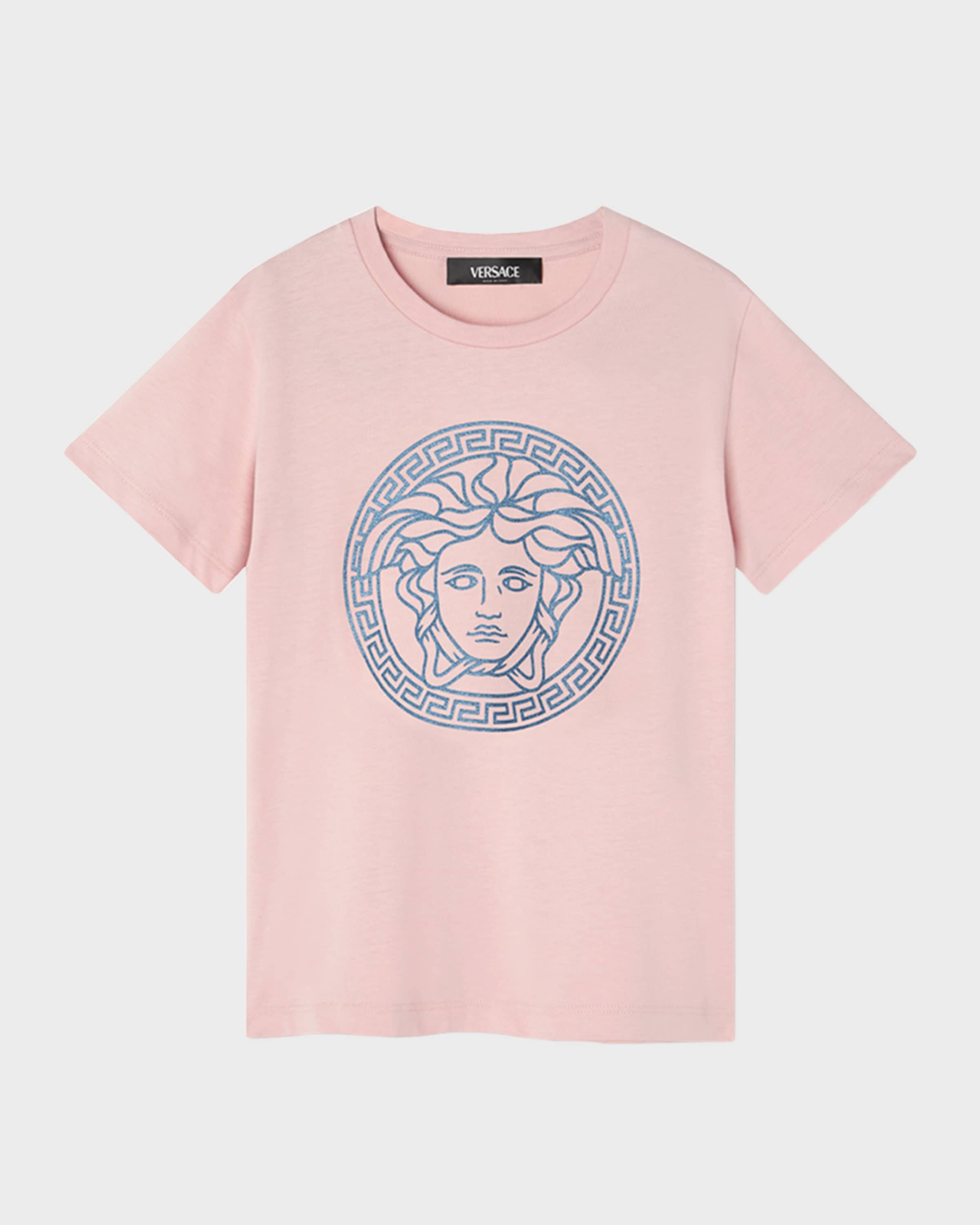 Versace Girl's Medusa Graphic T-Shirt, Size 8-14