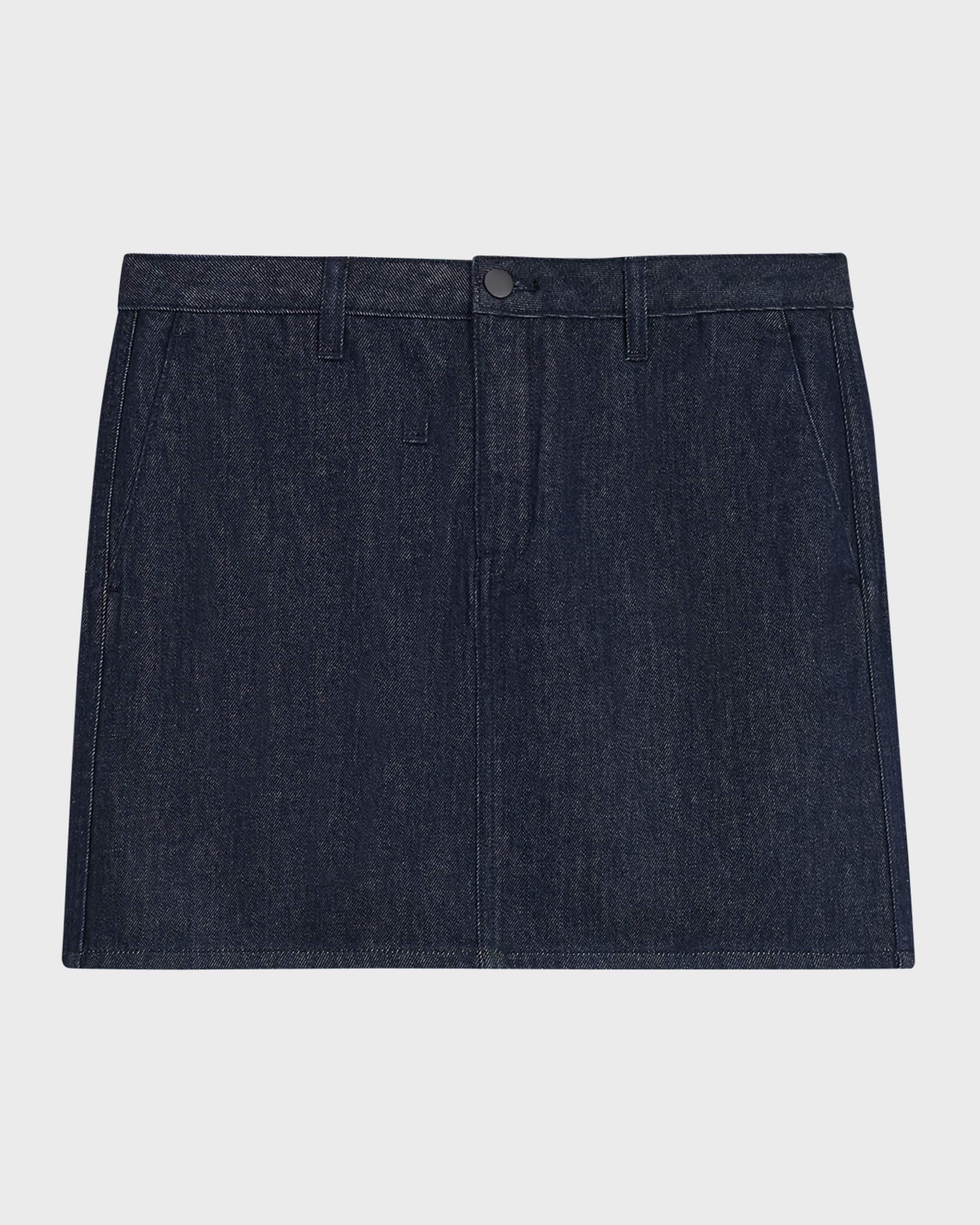 Theory Trouser Denim Mini Skirt