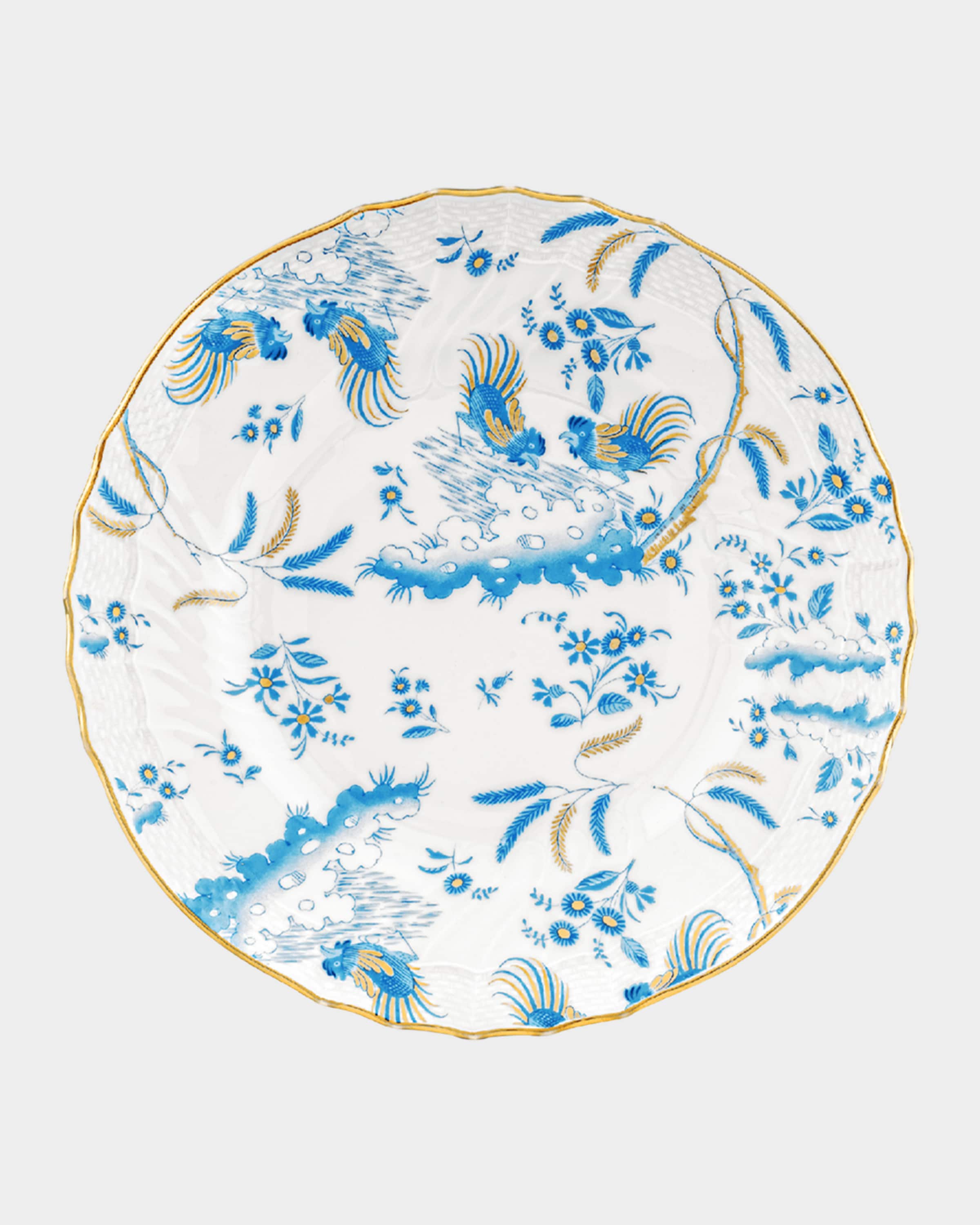 GINORI 1735 Oro di Doccia Dessert Plate, Turchese | Neiman Marcus