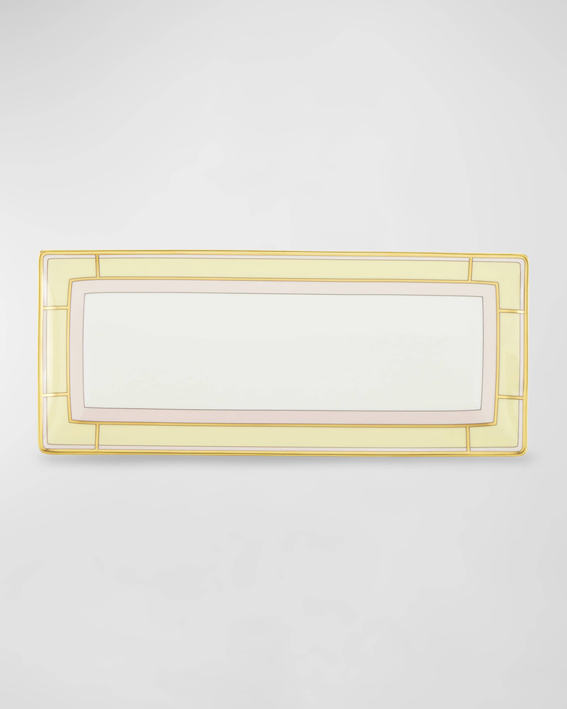 GINORI 1735 Diva Rectangular Platter, Giallo