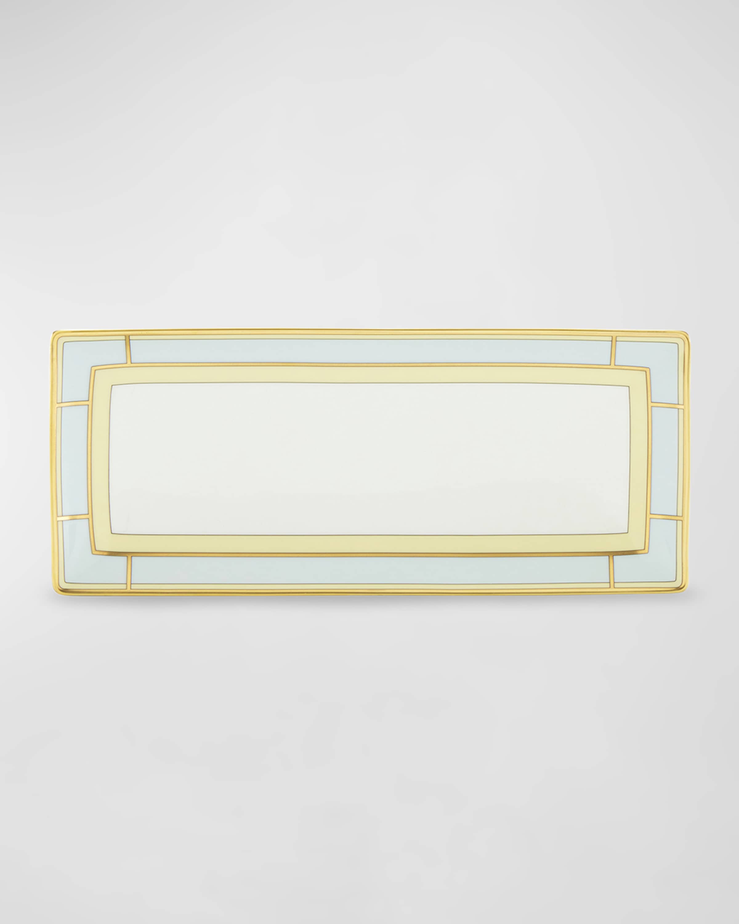 GINORI 1735 Diva Rectangular Platter, Celeste