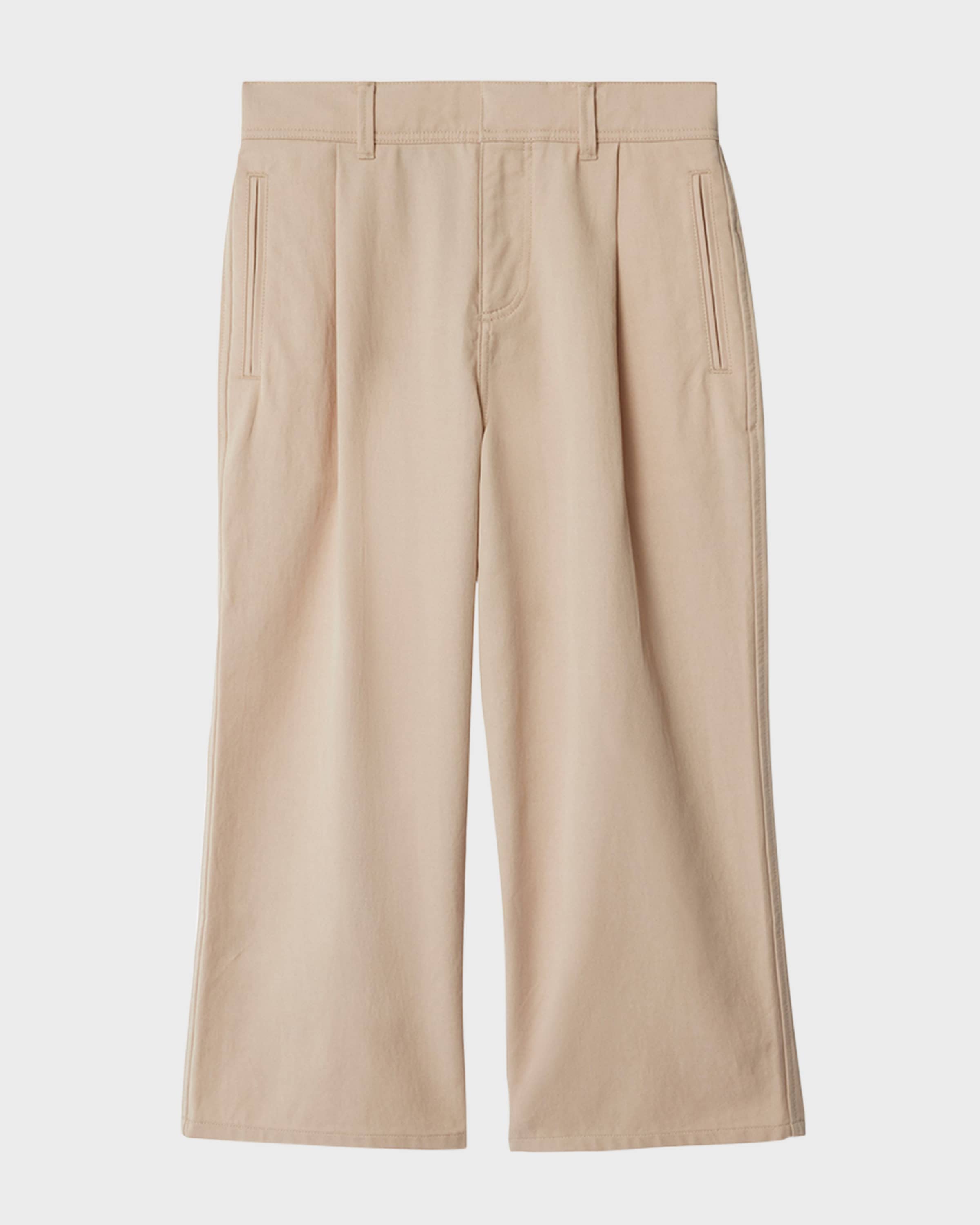 Burberry Boy's Carven Twill Trousers, Size 3-14