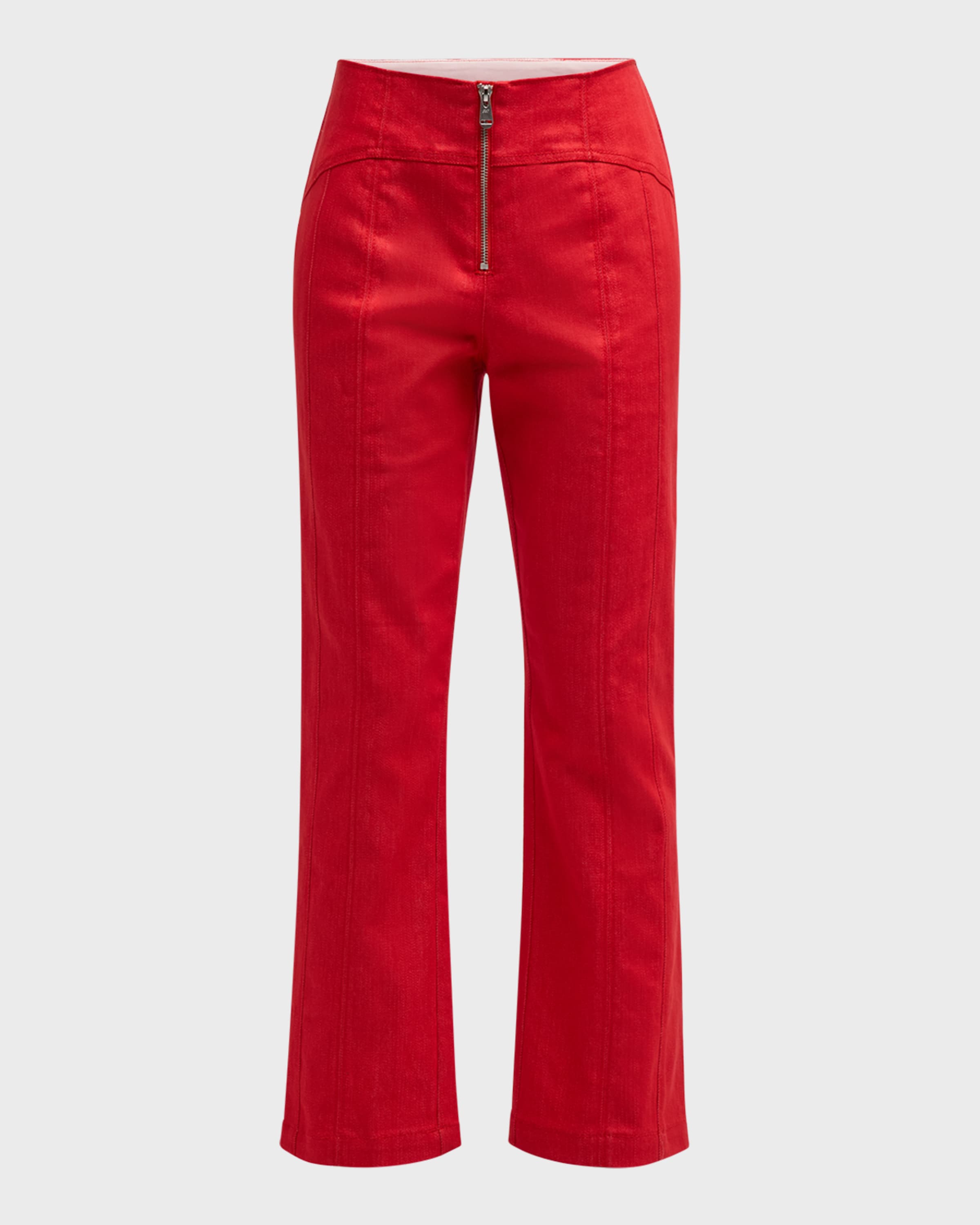 Cinq a Sept Loren Mid-Rise Flare Pants