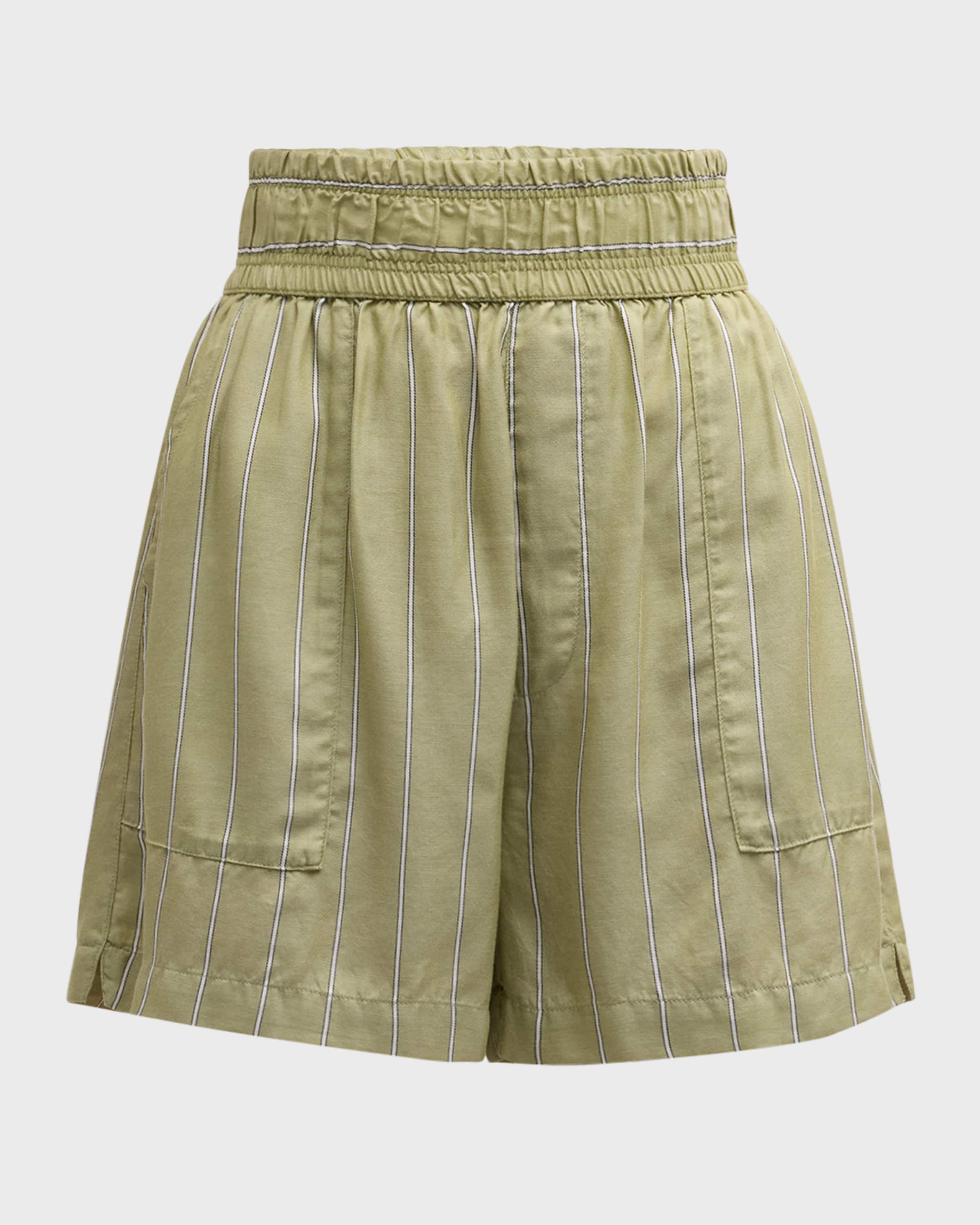 PISTOLA Annie Stripe Pull-On Shorts